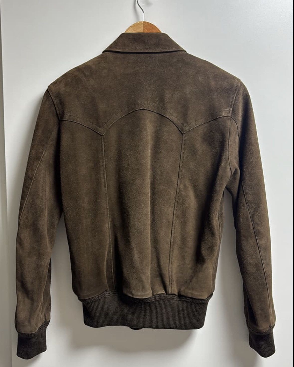 Saint Laurent Paris Saint Laurent Paris Hedi Slimane Suede Jacket Brown Size US S / EU 44-46 / 1 - 2 Thumbnail