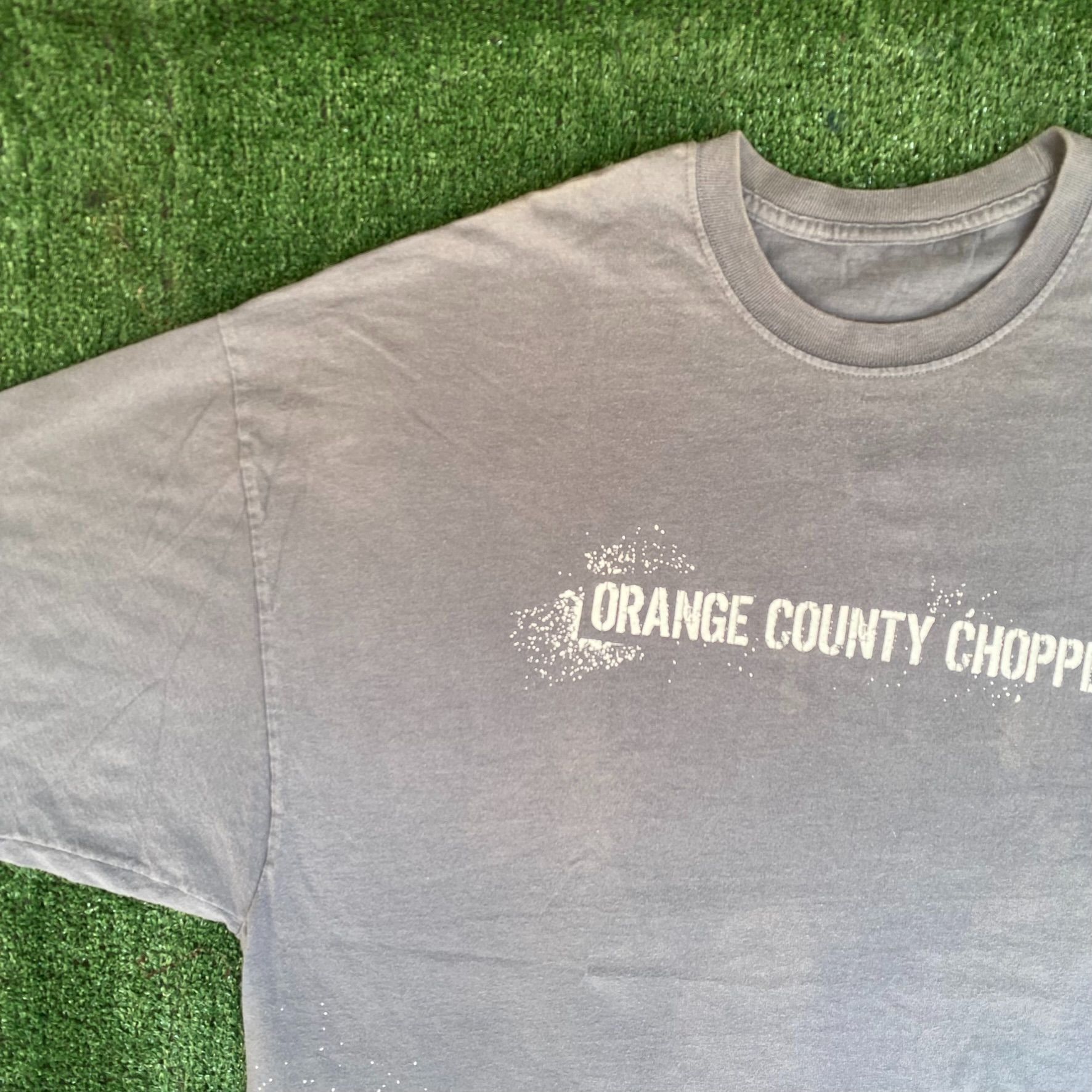 Vintage × West Coast Choppers Vintage Y2K Orange County Choppers Shirt Biker Punk Logo Tee Size US XXL / EU 58 / 5 - 2 Thumbnail