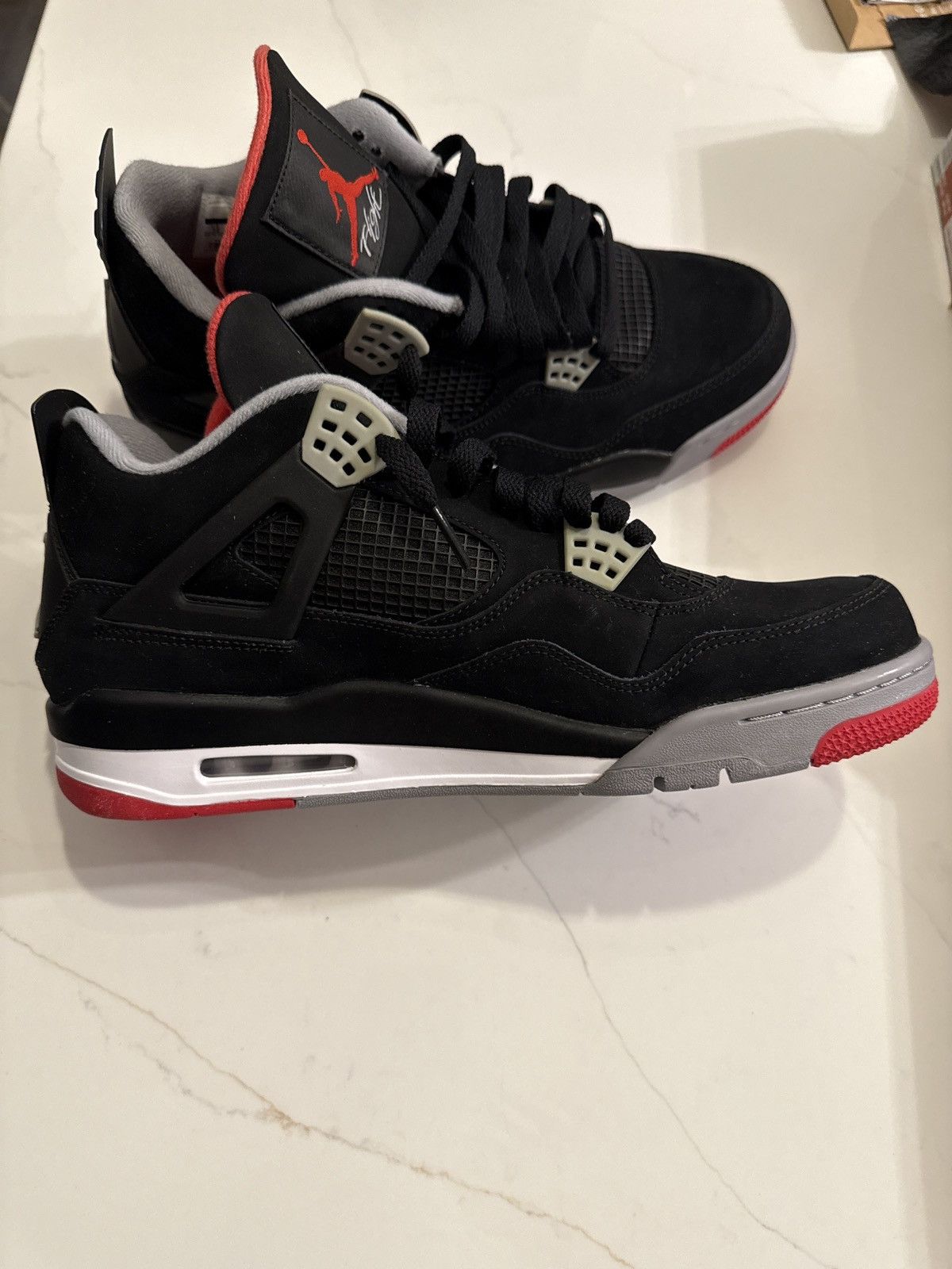Jordan Brand Jordan 4 Retro Black Cement Rare (2012) Size US 12 / EU 45 - 14 Thumbnail