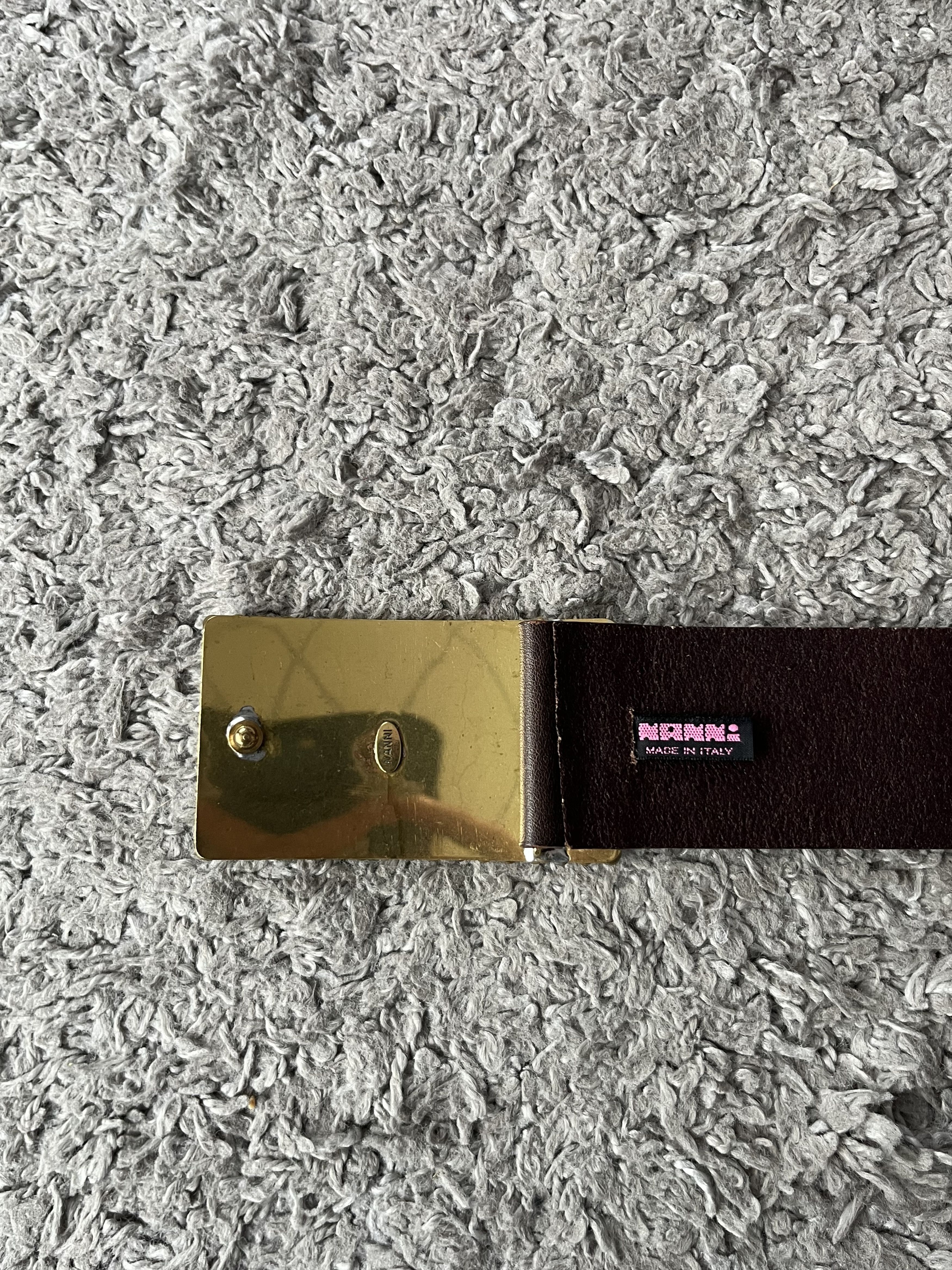 Vintage Luxury Belt NANNI Very Rare MADE IN ITALY Y2K Style Size ONE SIZE - 3 Thumbnail