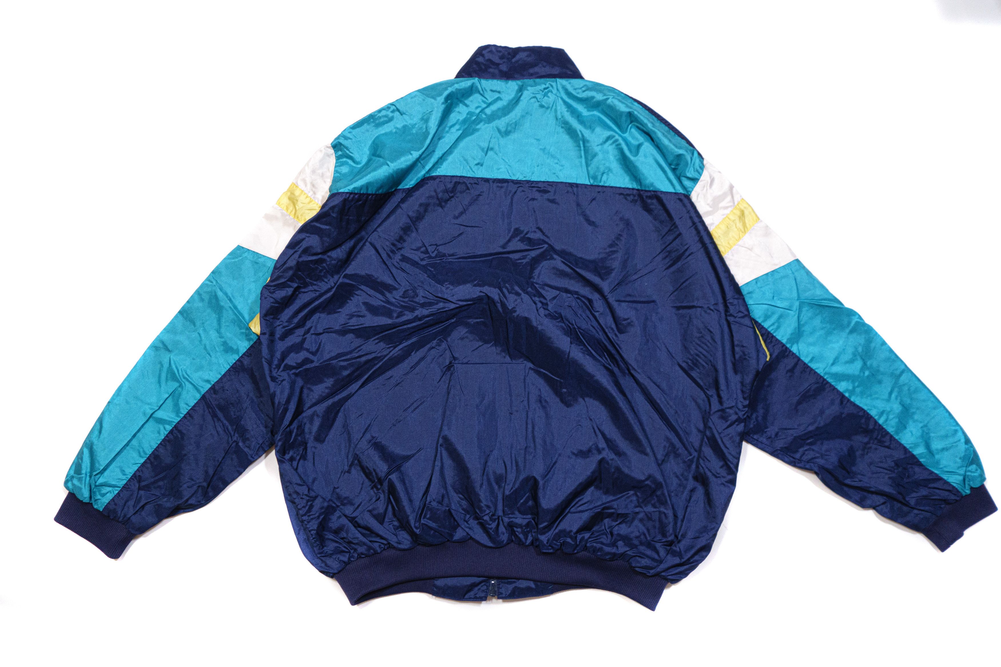 Adidas 90S Logo Multicolor Nylon Sport Jacket Size US XXL / EU 58 / 5 - 2 Thumbnail