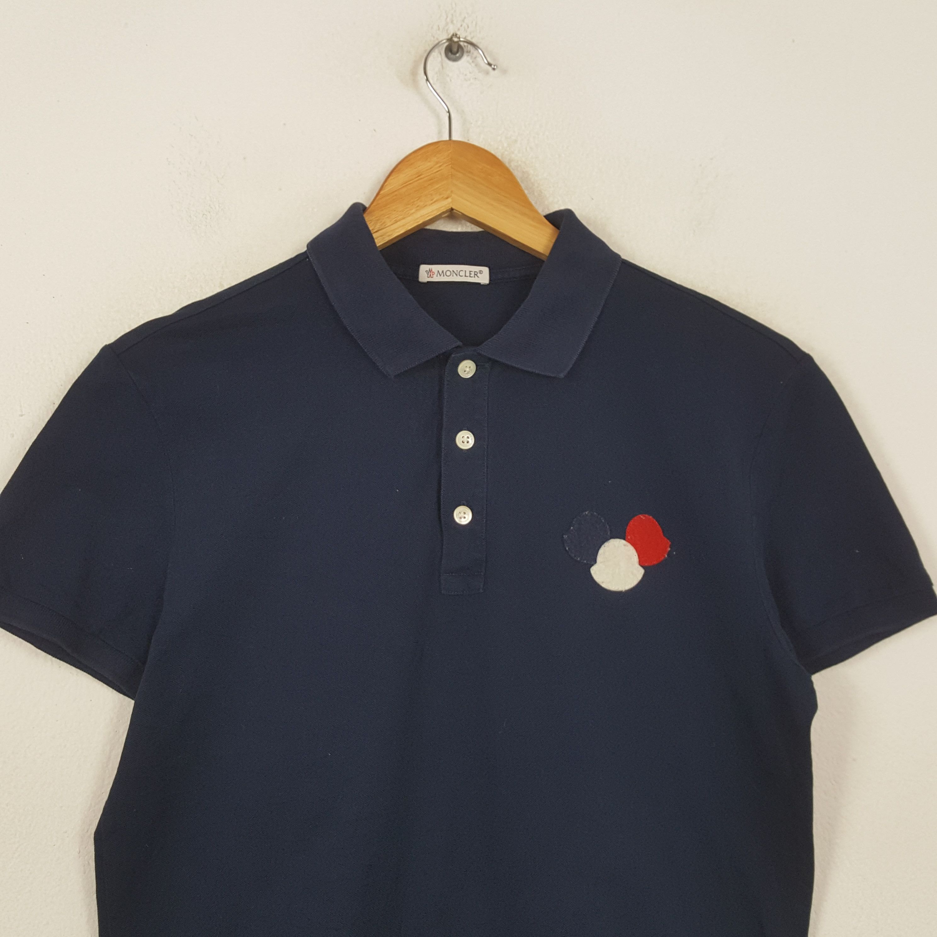 Moncler Vintage Moncler Fashion Brand Style Polo Shirt RR14 Size M / US 6-8 / IT 42-44 - 2 Thumbnail