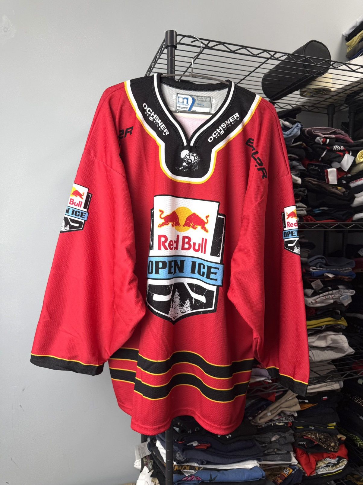 Red Bull Rare! Vintage 2014 Red Bull Bauer Hockey Jersey Monster Size US L / EU 52-54 / 3 - 1 Thumbnail