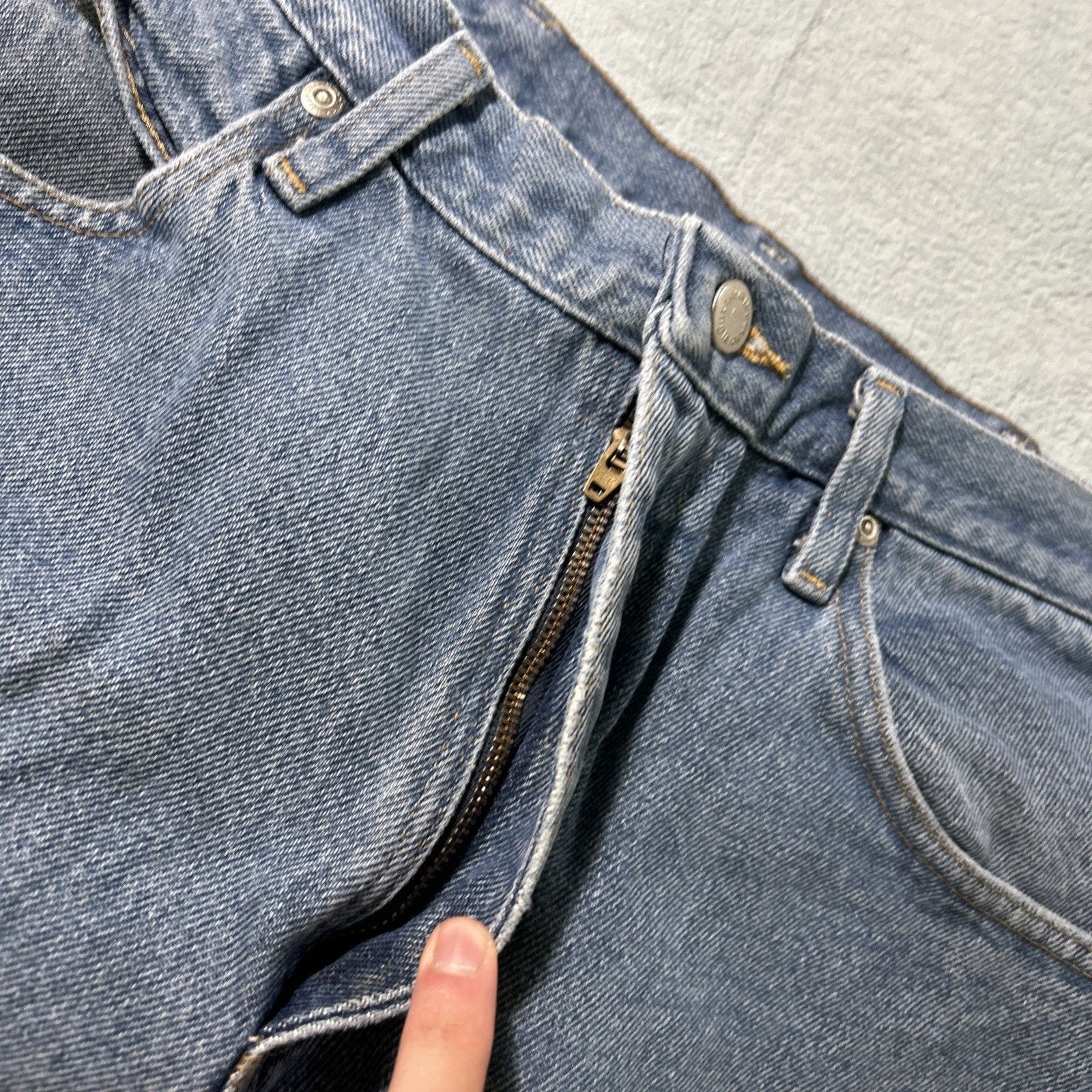 Wrangler Wrangler Loose Straight Jeans Mens 34x34 Wide Relaxed Worker Size US 34 / EU 50 - 11 Thumbnail