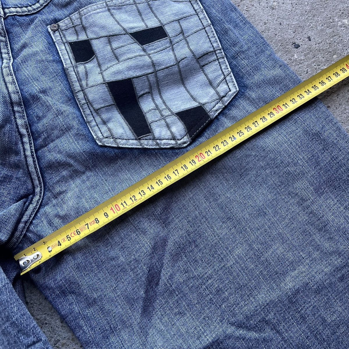 Karl Kani × Vintage Karl Kani 34x34 Vintage 90s Big Logo Baggy Rap Denim Jeans Size US 34 / EU 50 - 19 Thumbnail