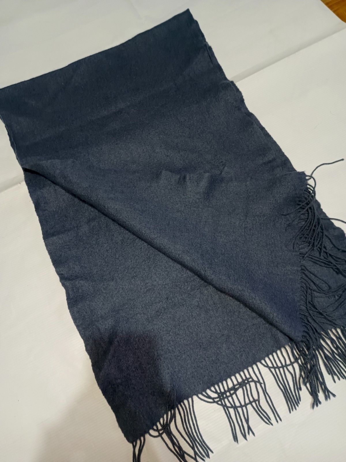 Chloe CHLOE PARIS Vintage Long Blue Wool with Cashmere feel Scarf Size ONE SIZE - 7 Thumbnail