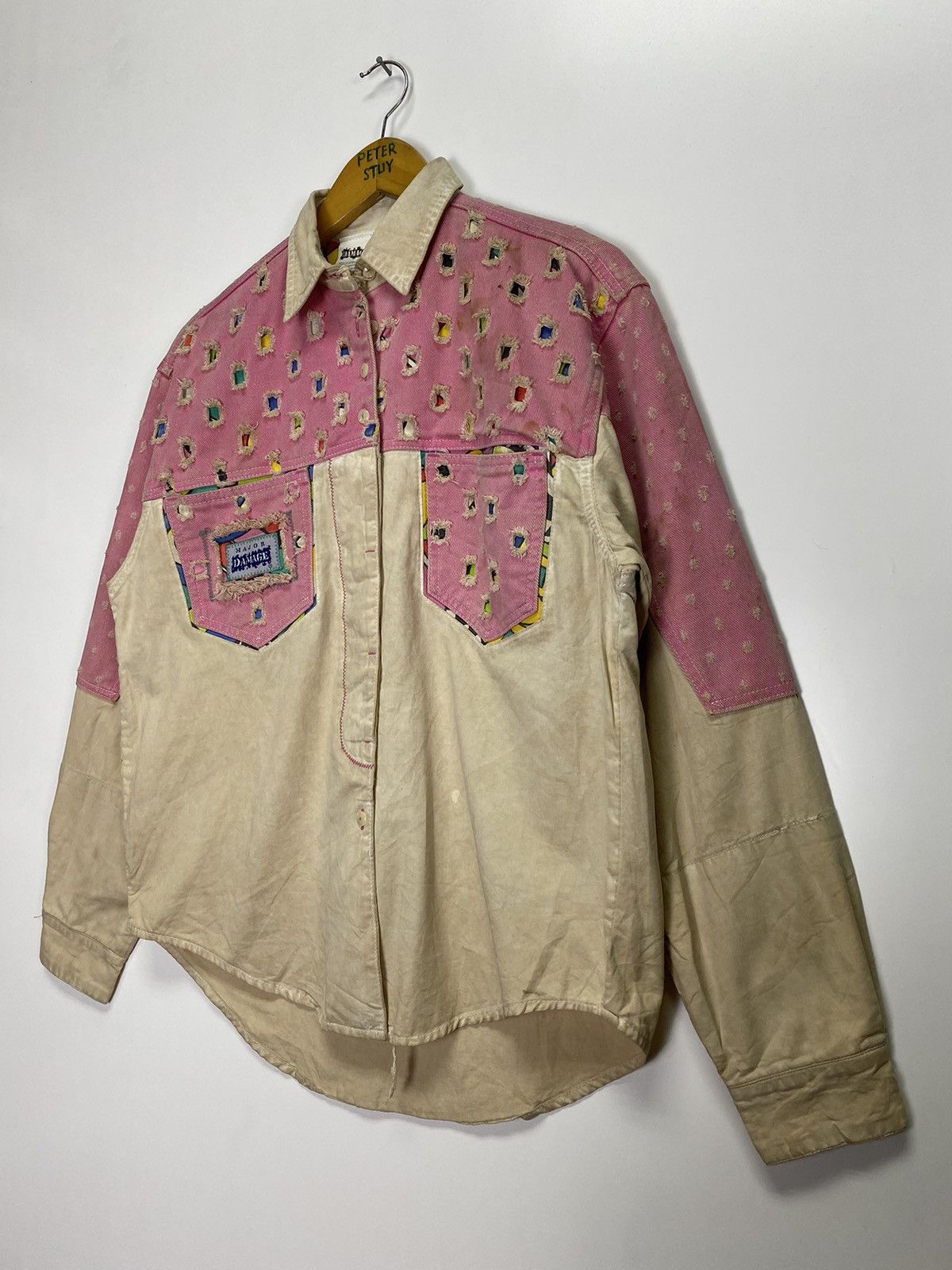 Japanese Brand × Vintage Damage Button Jacket Size US M / EU 48-50 / 2 - 4 Thumbnail