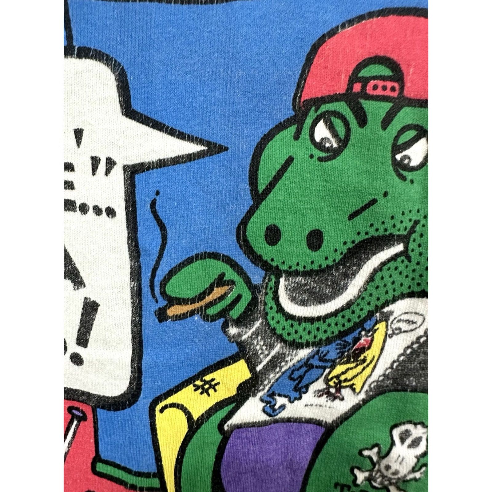 Vintage VTG 90s Barney No Good Brother Eddie Blunt Weed Beer T-Shirt XL White Men XS? Size US XL / EU 56 / 4 - 4 Thumbnail