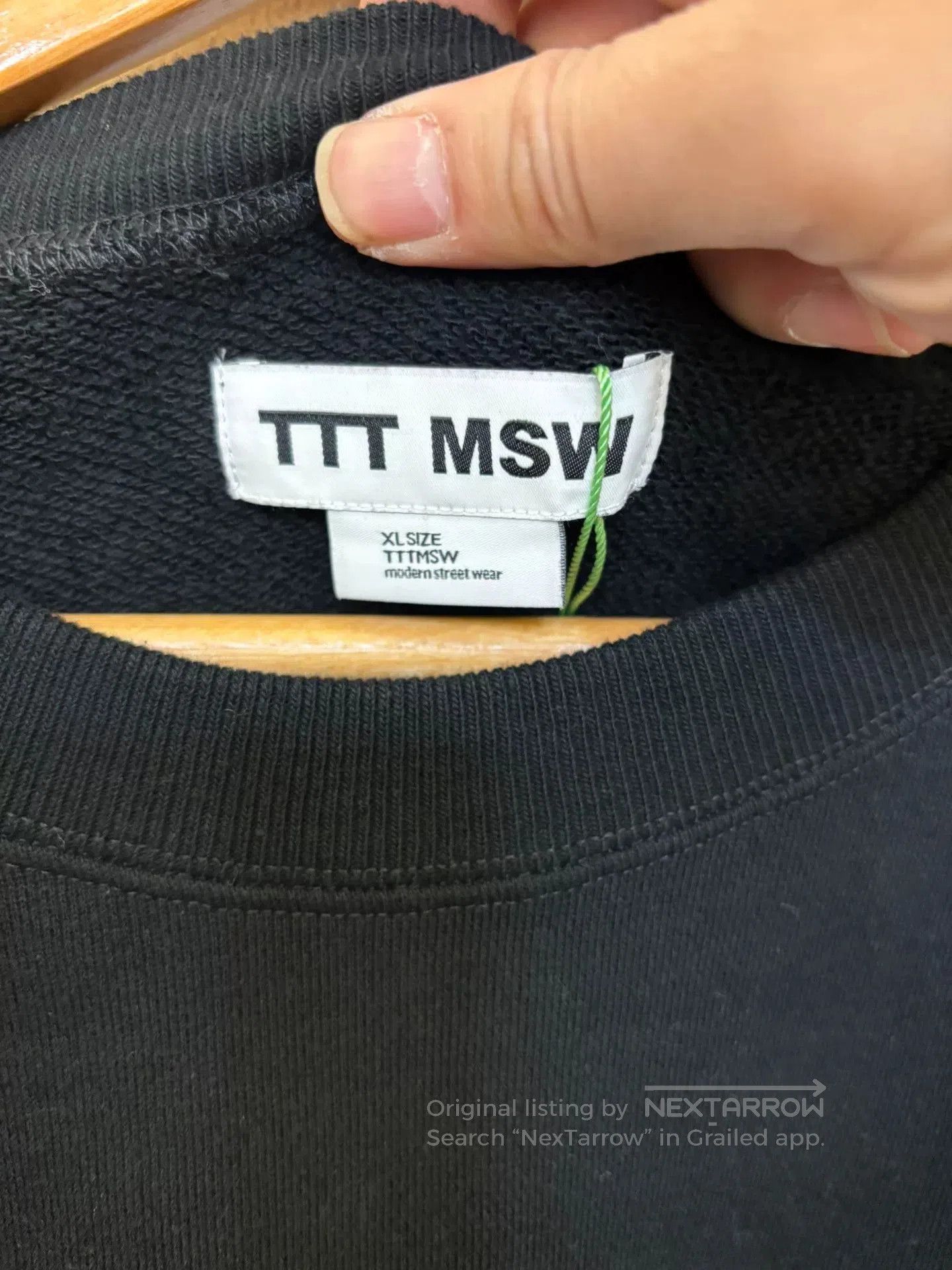 D.TT.K TTT MSW Embroidered Oversized Sweatshirt. Size US XL / EU 56 / 4 - 2 Thumbnail