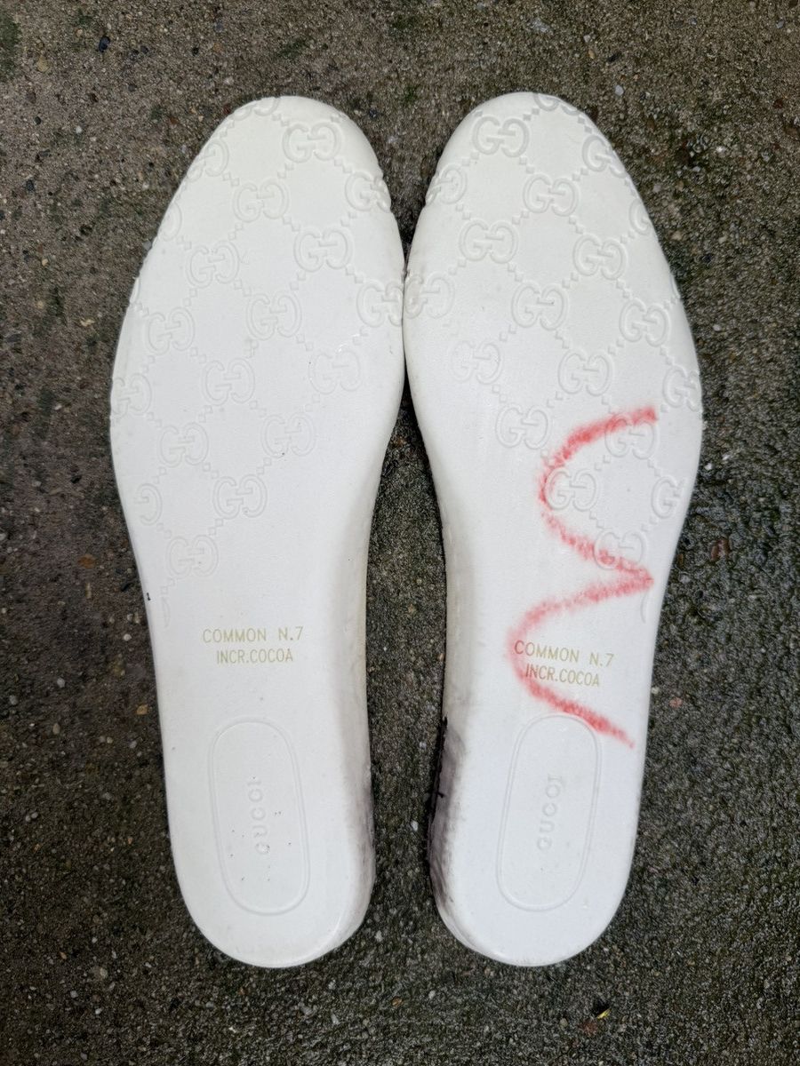 Gucci ✨Gucci✨(411858) GG Coated Canvas/Leather Men's Sneakers Size US 8 / EU 41 - 13 Thumbnail
