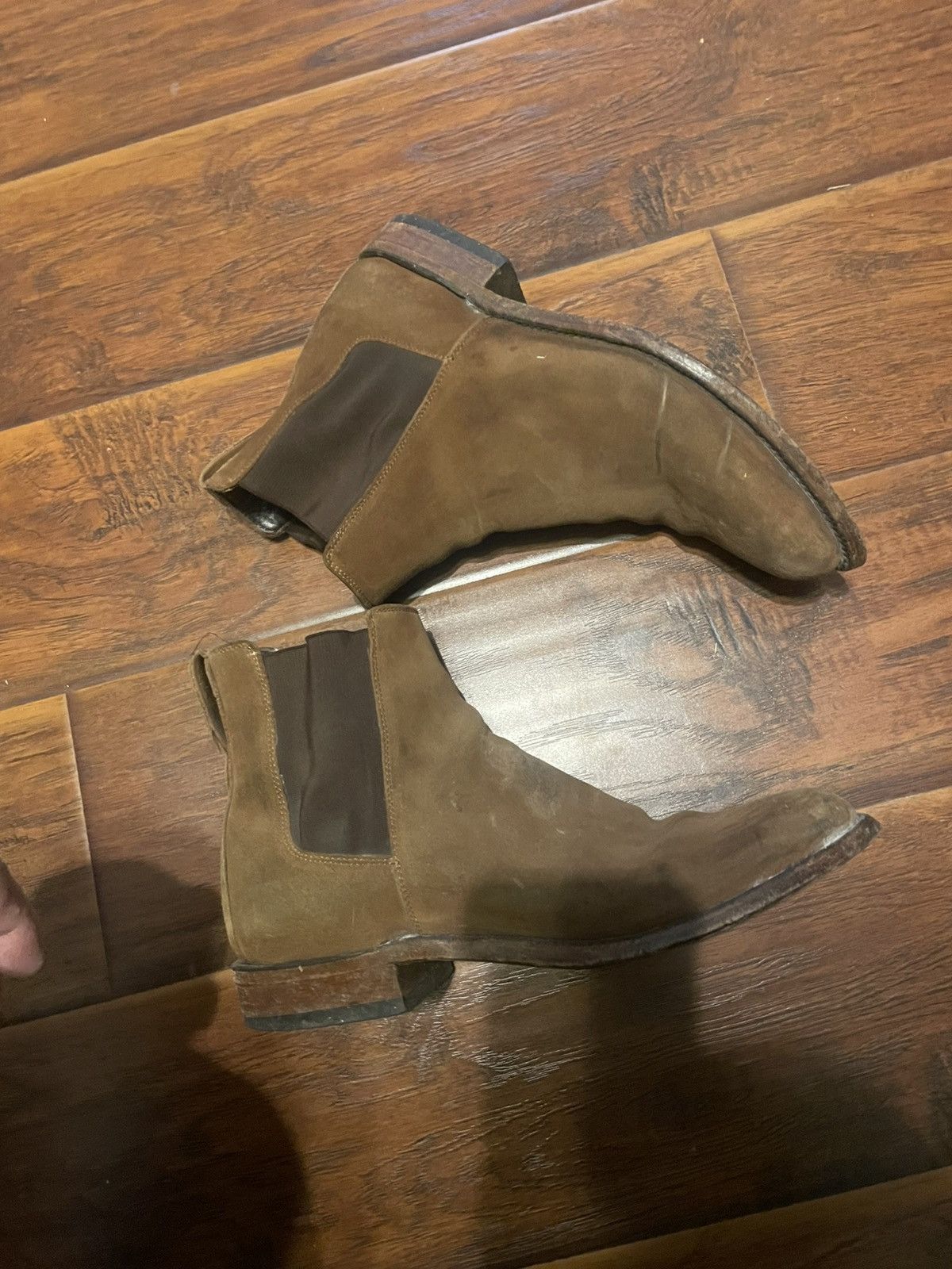 Lucchese Lucchese Grayson Suede Western Cowboy 9.5 Brown $995 boot Size US 9.5 / EU 42-43 - 3 Thumbnail