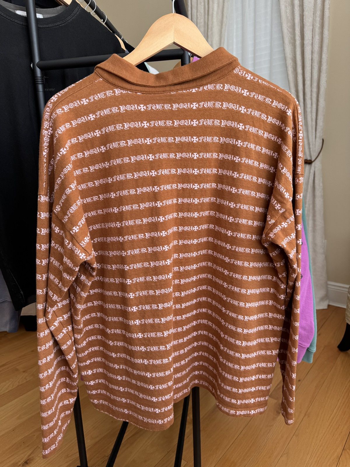 Chrome Hearts Chrome Hearts Matty Boy Long Sleeve Polo Size US L / EU 52-54 / 3 - 18 Thumbnail