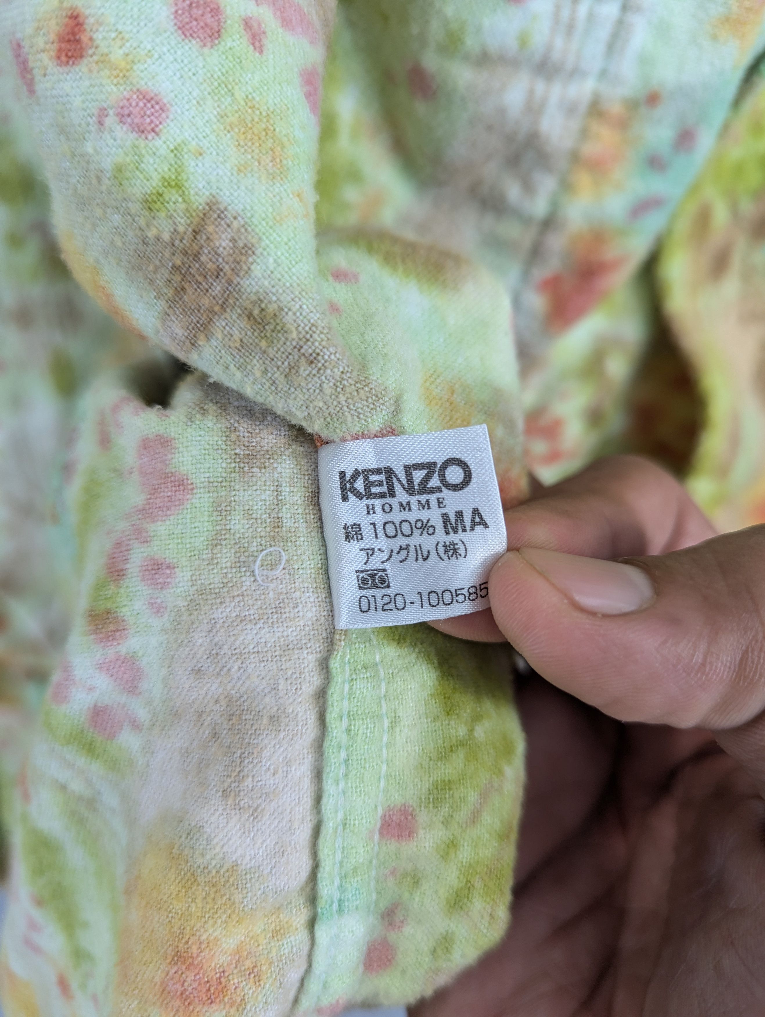 Kenzo Vintage Kenzo Homme Button Ups Printed Jacket Size US M / EU 48-50 / 2 - 10 Thumbnail