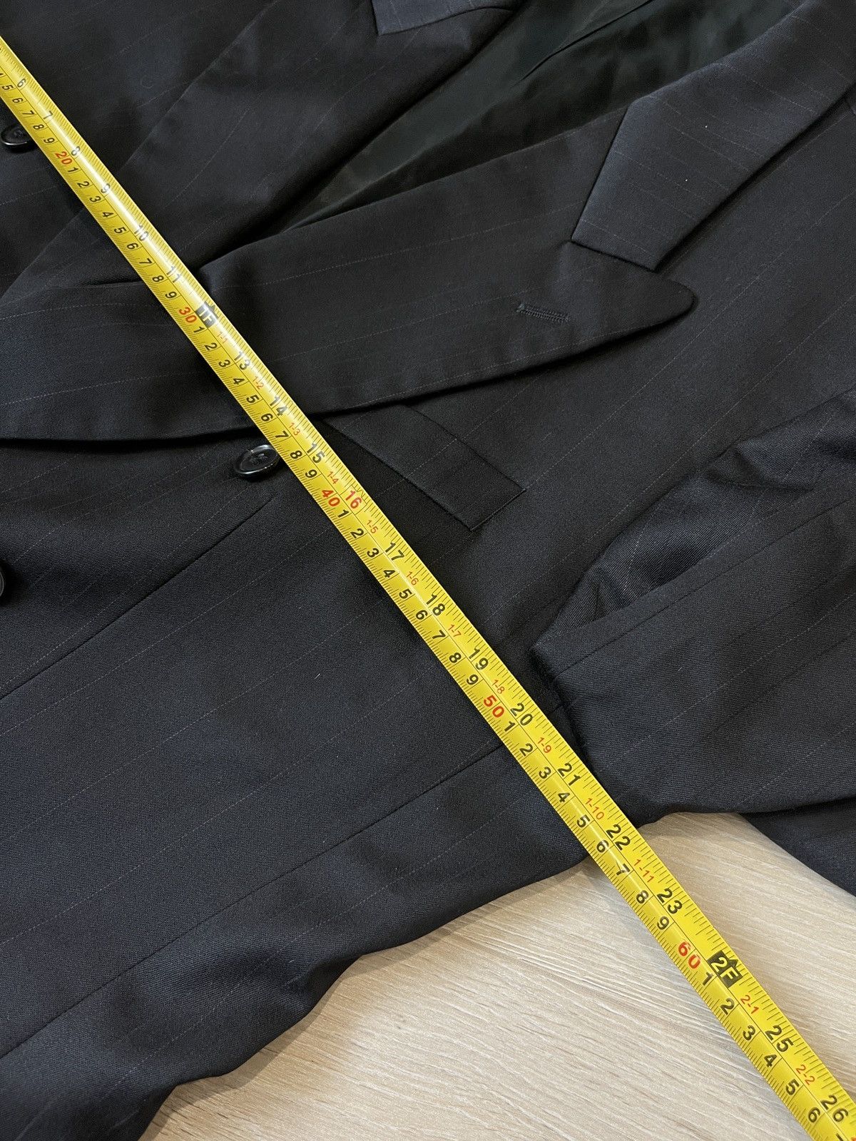 Vintage Vintage HORNE BROTHERS black double-breasted blazer classic Size 40S - 11 Thumbnail