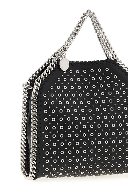 Stella McCartney McCartney Falabella Tiny Blk/Sil Studded Tote New Size ONE SIZE - 3 Thumbnail
