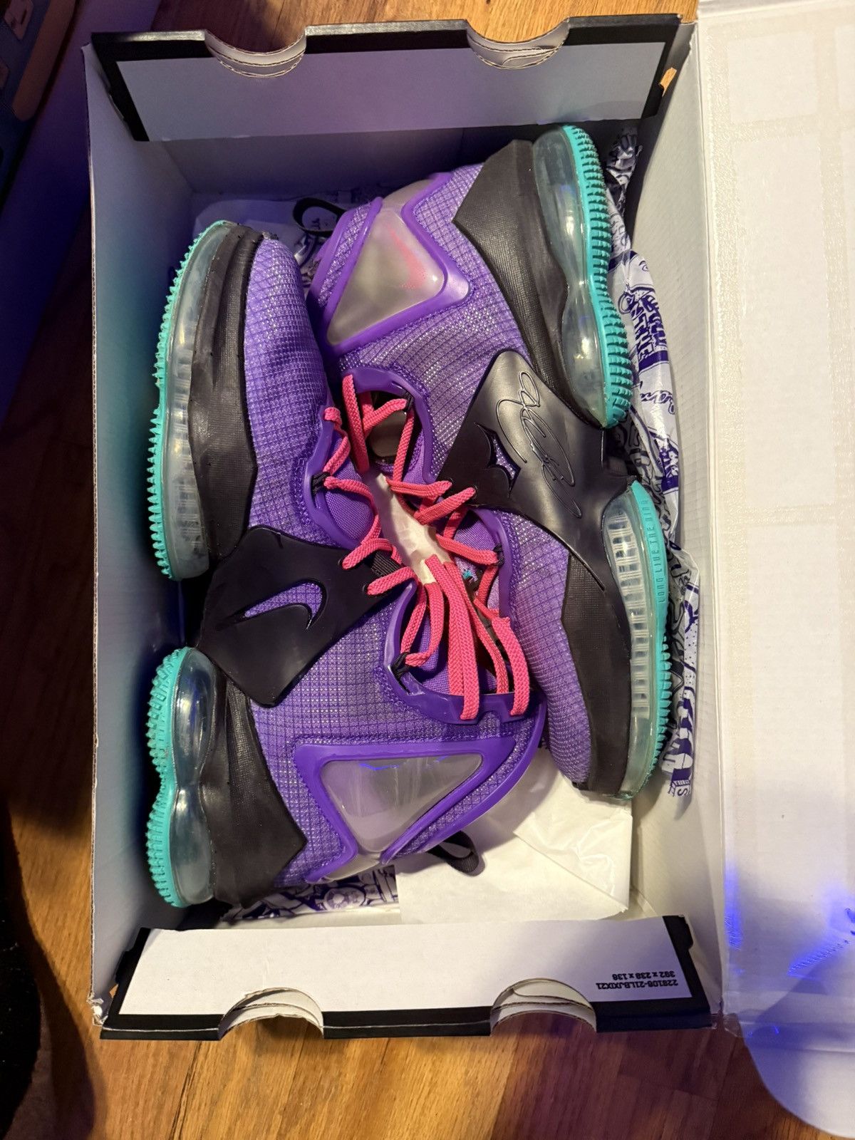 Nike Purple And Black Lebron 9 Elite Size US 11 / EU 44 - 5 Thumbnail