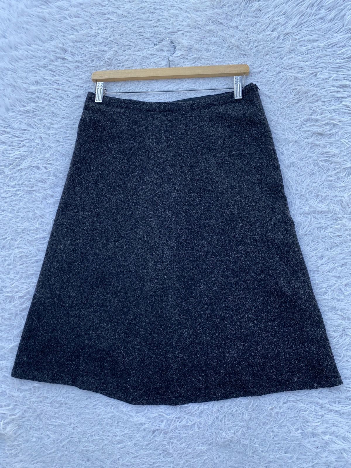 agnes b. Rare Vintage 90s agnes b. Black Skirt Size 31" - 3 Thumbnail