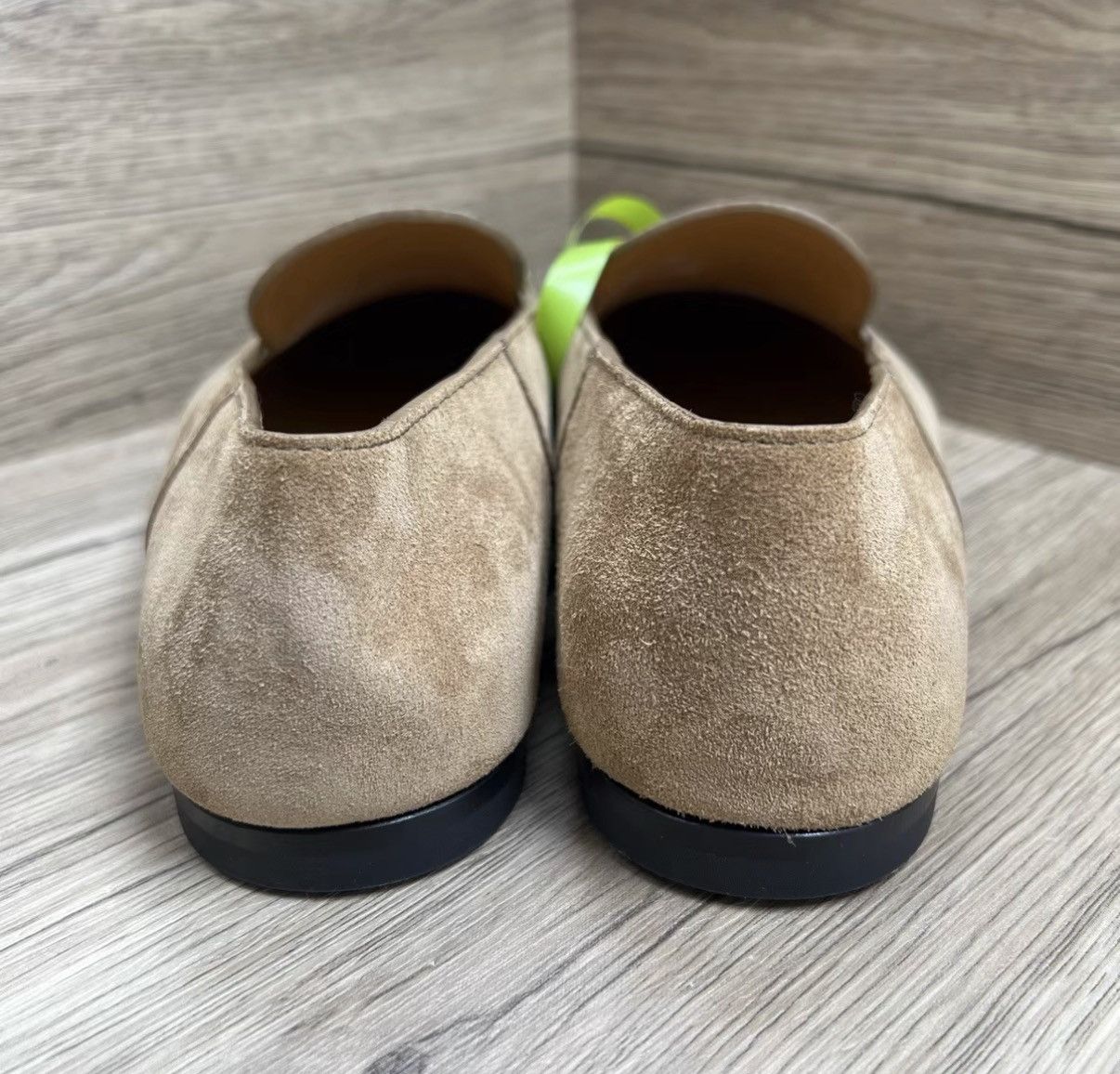 Hermes Hermès Gentleman Khaki Pig Nose Loafers J41 Size US 7.5 / EU 40-41 - 5 Thumbnail