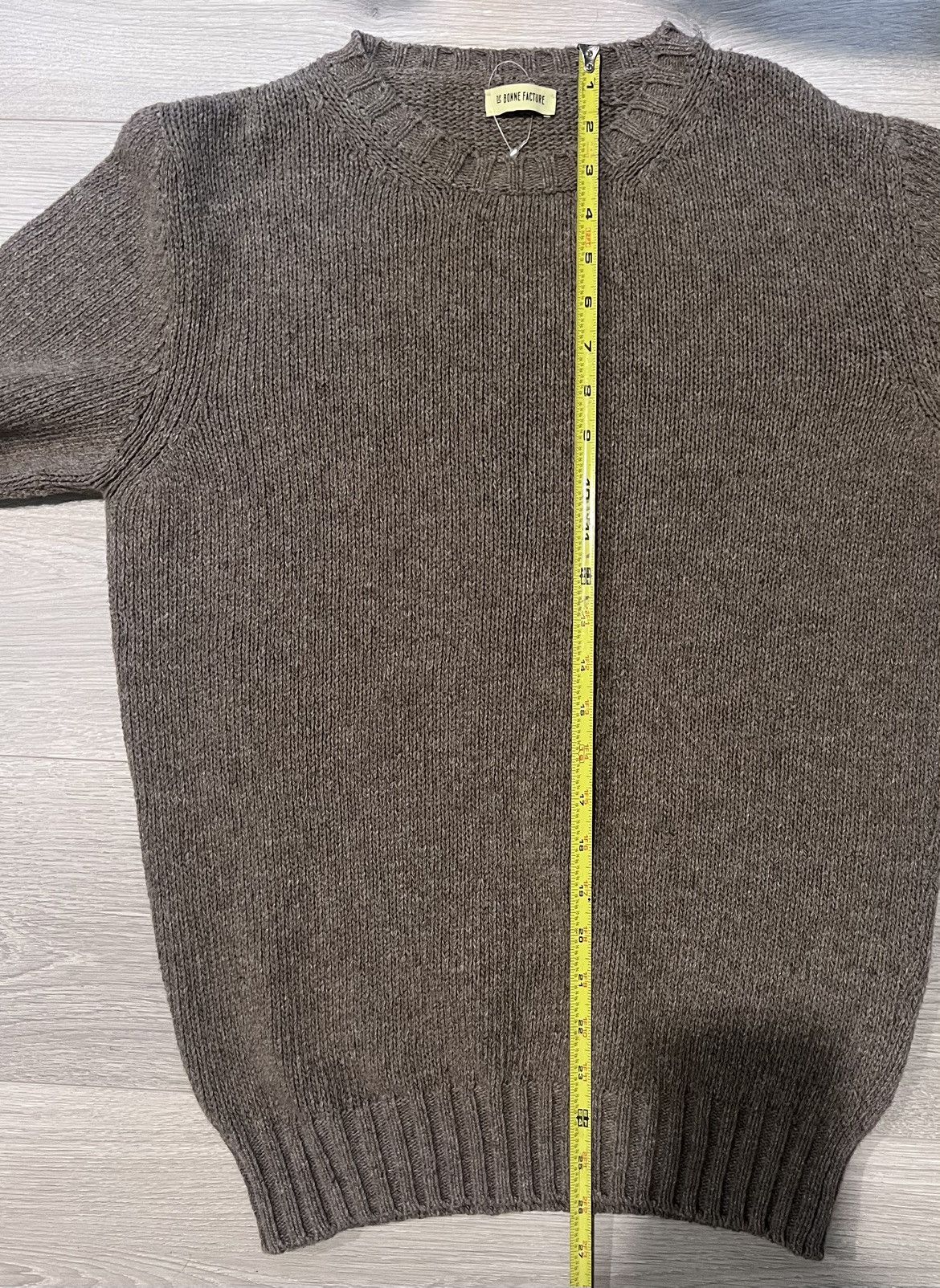 De Bonne Facture OG Pecora Nera undyed wool sweater Size US S / EU 44-46 / 1 - 13 Thumbnail