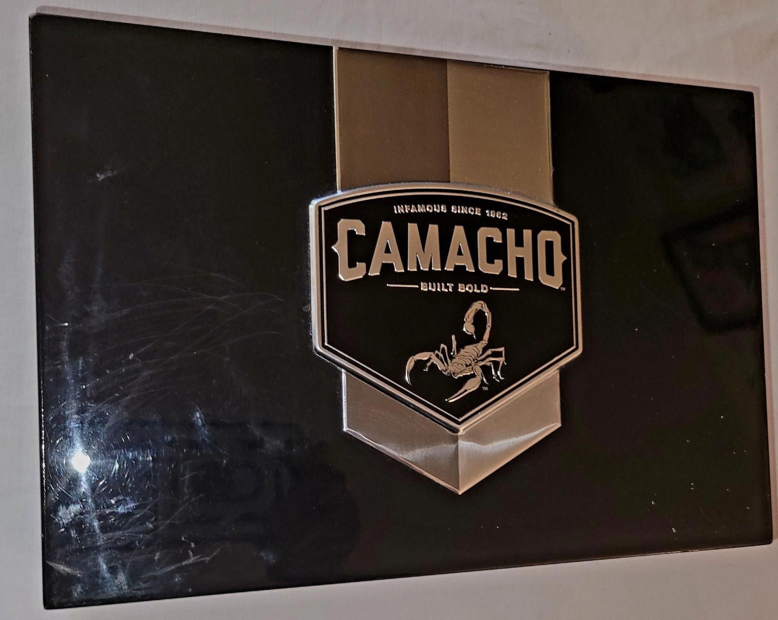 Designer Camacho Triple Empty Wooden Cigar Box 10.25x7x2.5 Size ONE SIZE - 2 Thumbnail