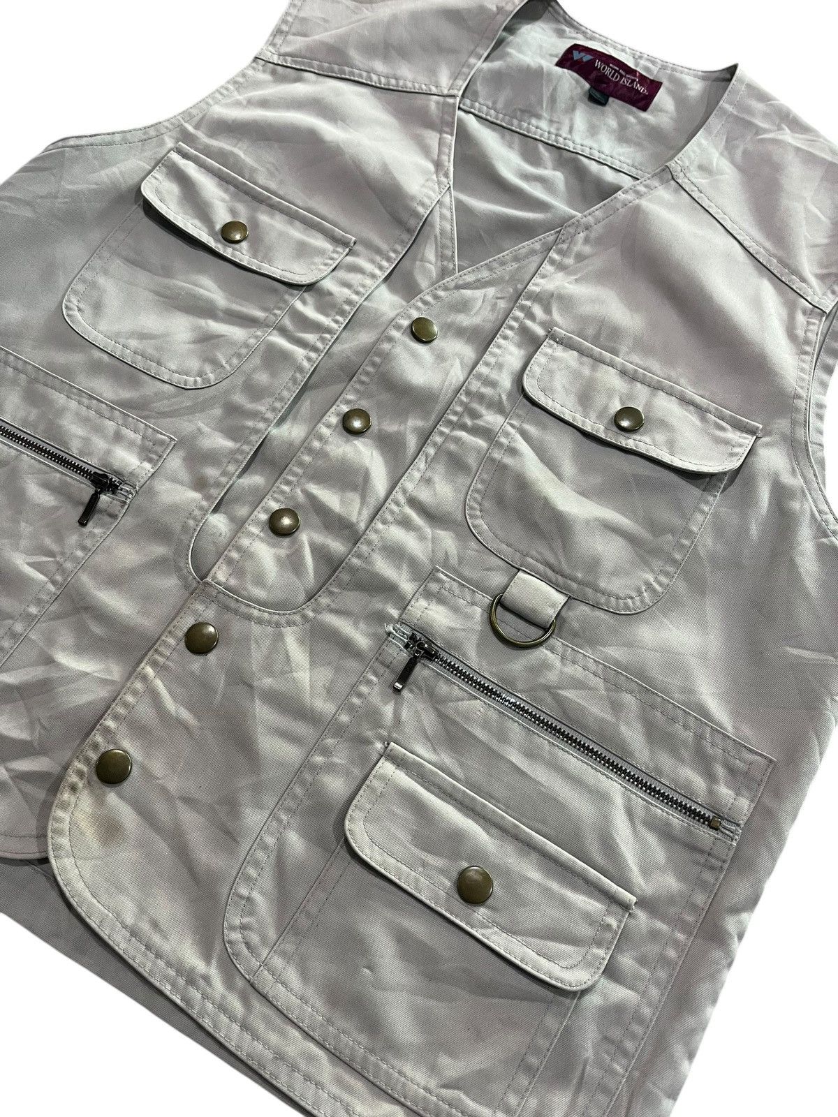 Japanese Brand WORLD ISLAND UTILITY/MULTIPOCKET VEST Size US L / EU 52-54 / 3 - 3 Thumbnail