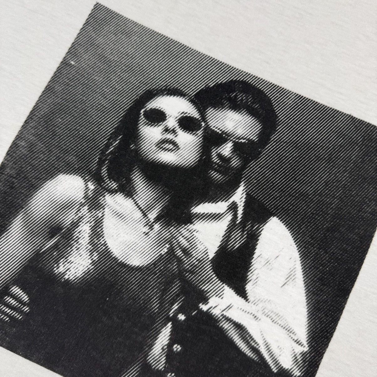 RayBan Vintage 90s Ray-ban Couple Graphic Promo T-shirt Size US M / EU 48-50 / 2 - 7 Thumbnail