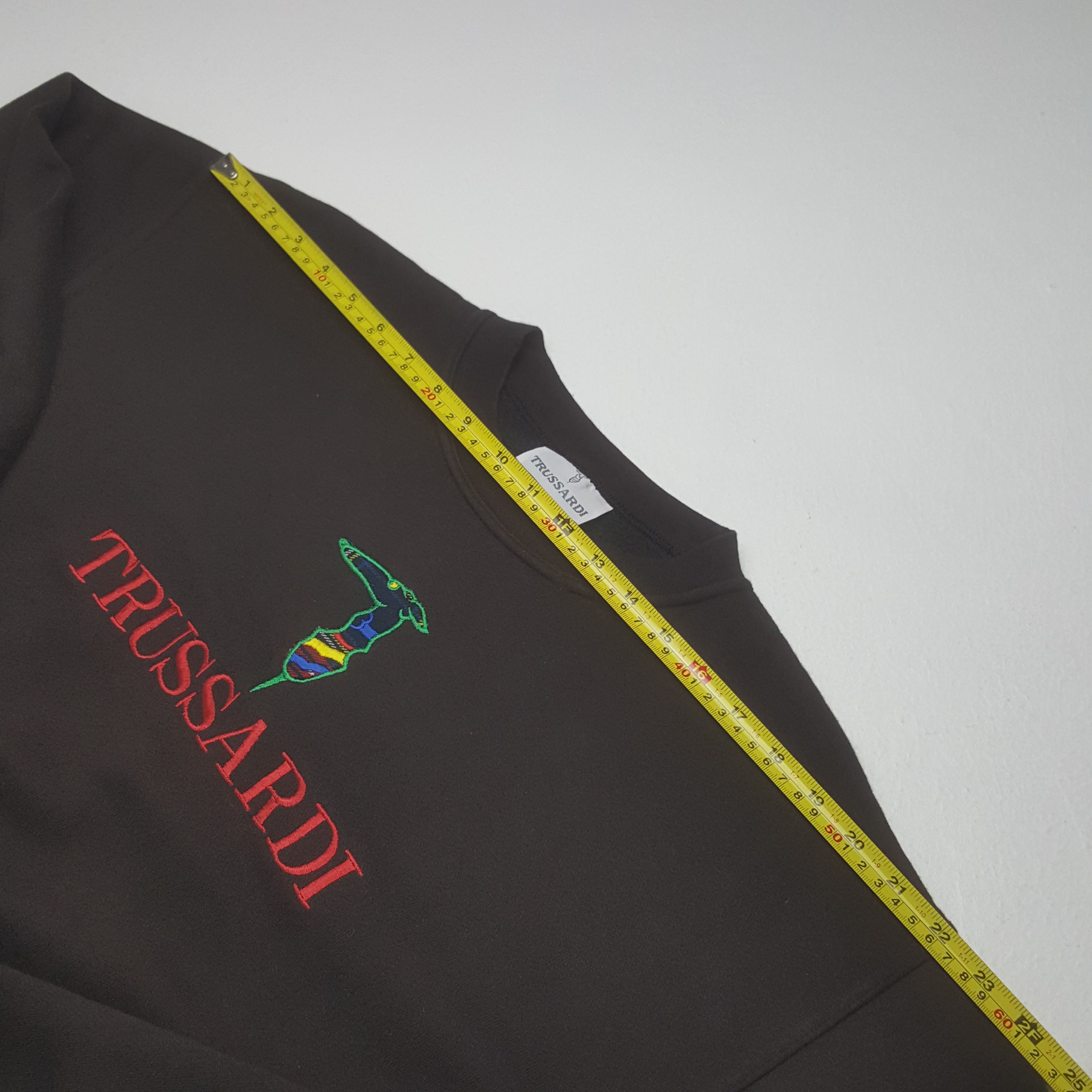 Trussardi Vintage Trussardi Embroidery Logo Sweatshirt C313N3 Size US L / EU 52-54 / 3 - 10 Thumbnail
