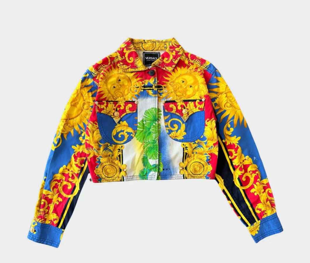 Versace Jeans Couture Gianni Versace Couture Moon Sun Baroque Miami Jacket Size US S / EU 44-46 / 1 - 1 Thumbnail