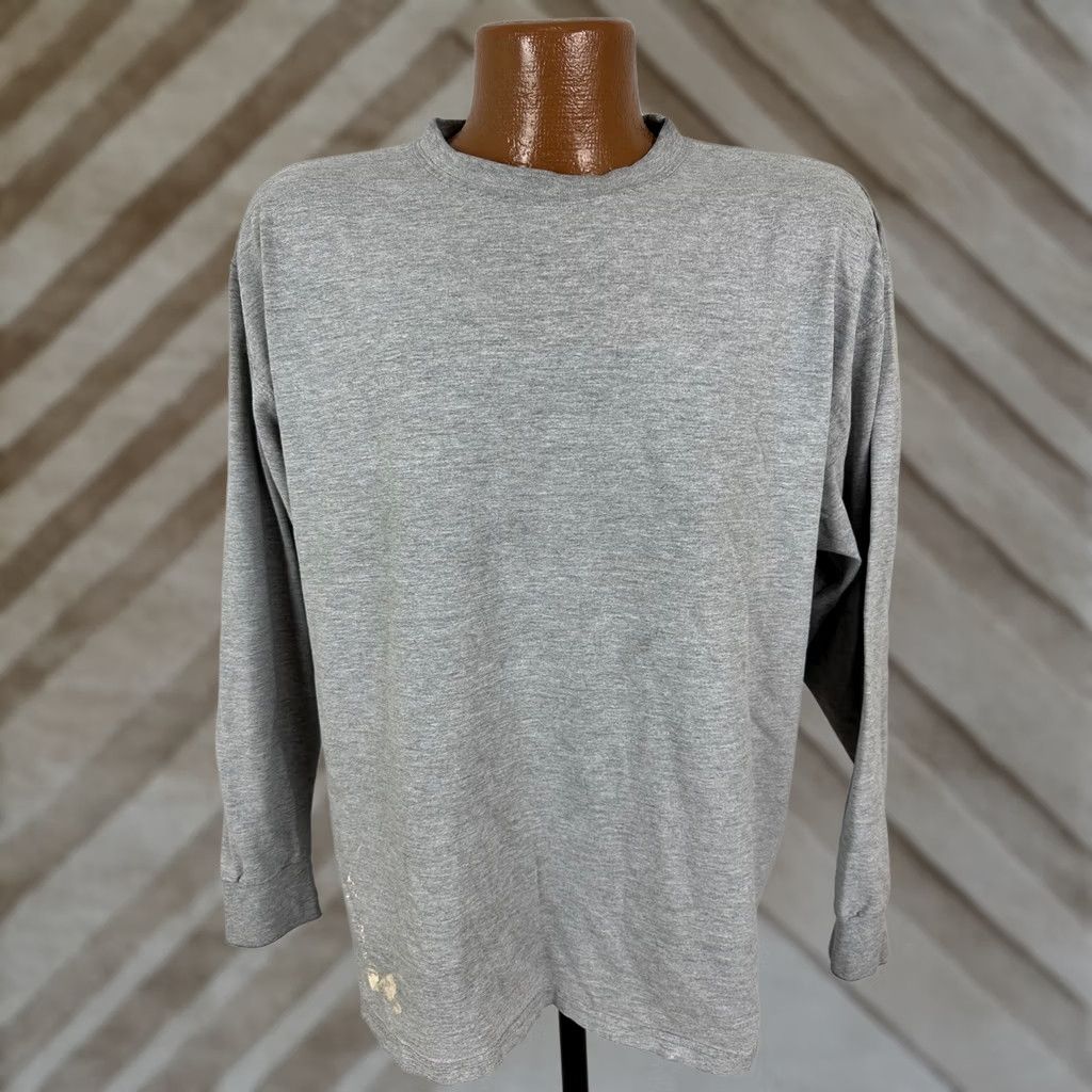 Vintage VINTAGE Pluma Heavyweight Long Sleeve Shirt Men L Gray 90s Grunge Minimal Casual Size US L / EU 52-54 / 3 - 1 Thumbnail