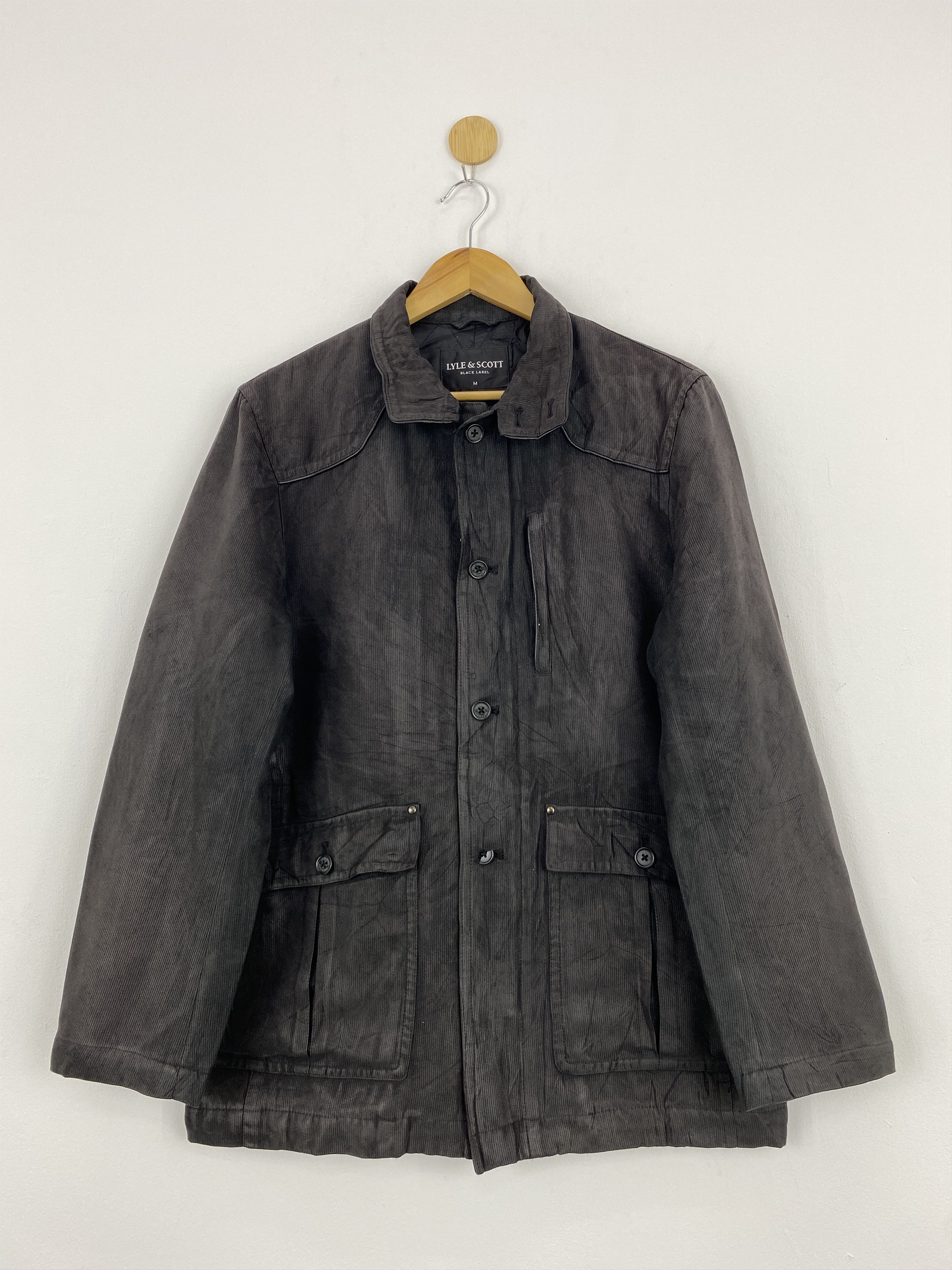 Lyle & Scott Vintage Lyle & Scott Corduroy Double Pocket Jacket J1733 Size US M / EU 48-50 / 2 - 1 Thumbnail