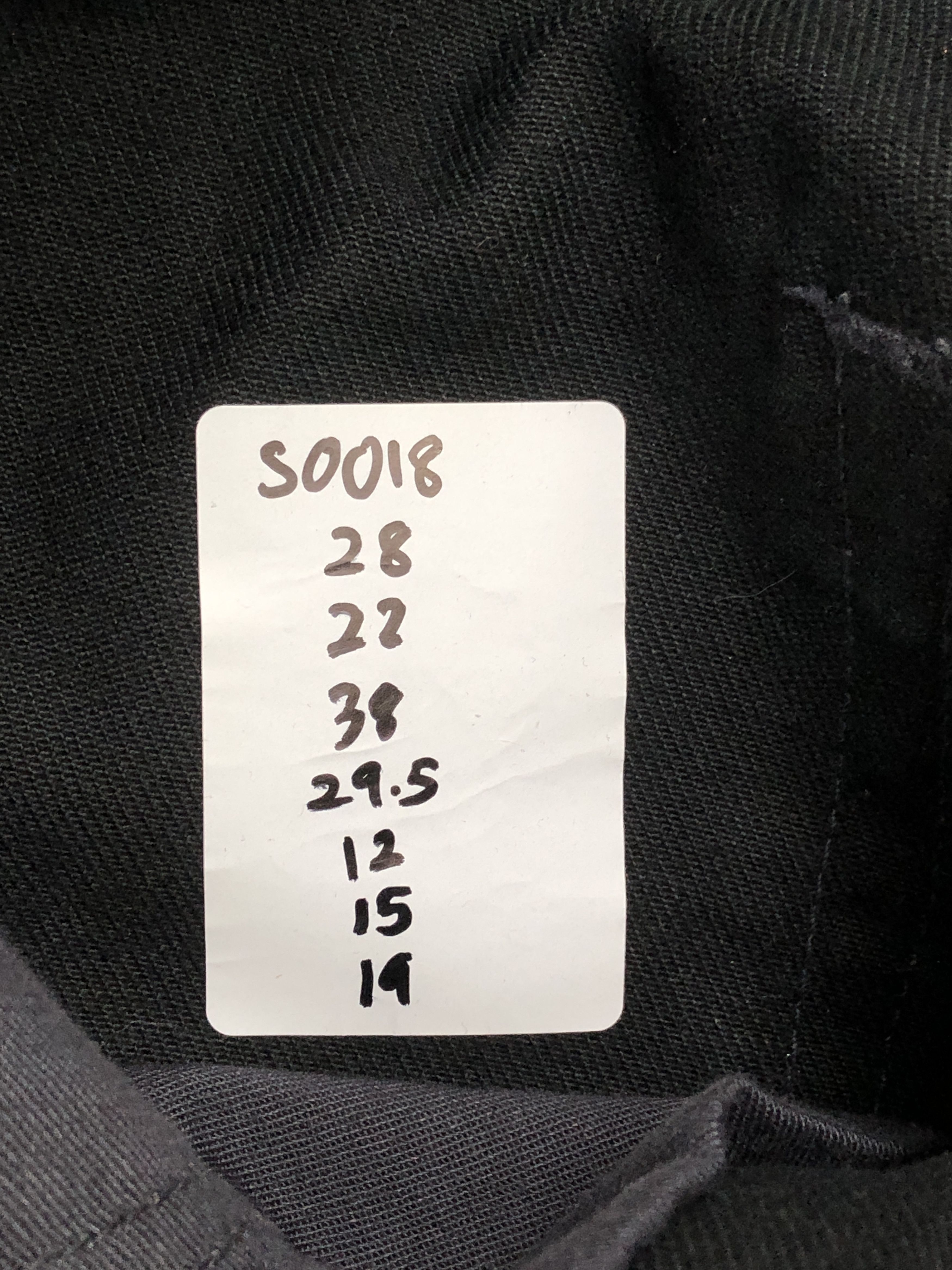 Levi's Vintage Levis 505 Full Black Jeans 28x29.5 S0018 Size US 28 / EU 44 - 13 Thumbnail