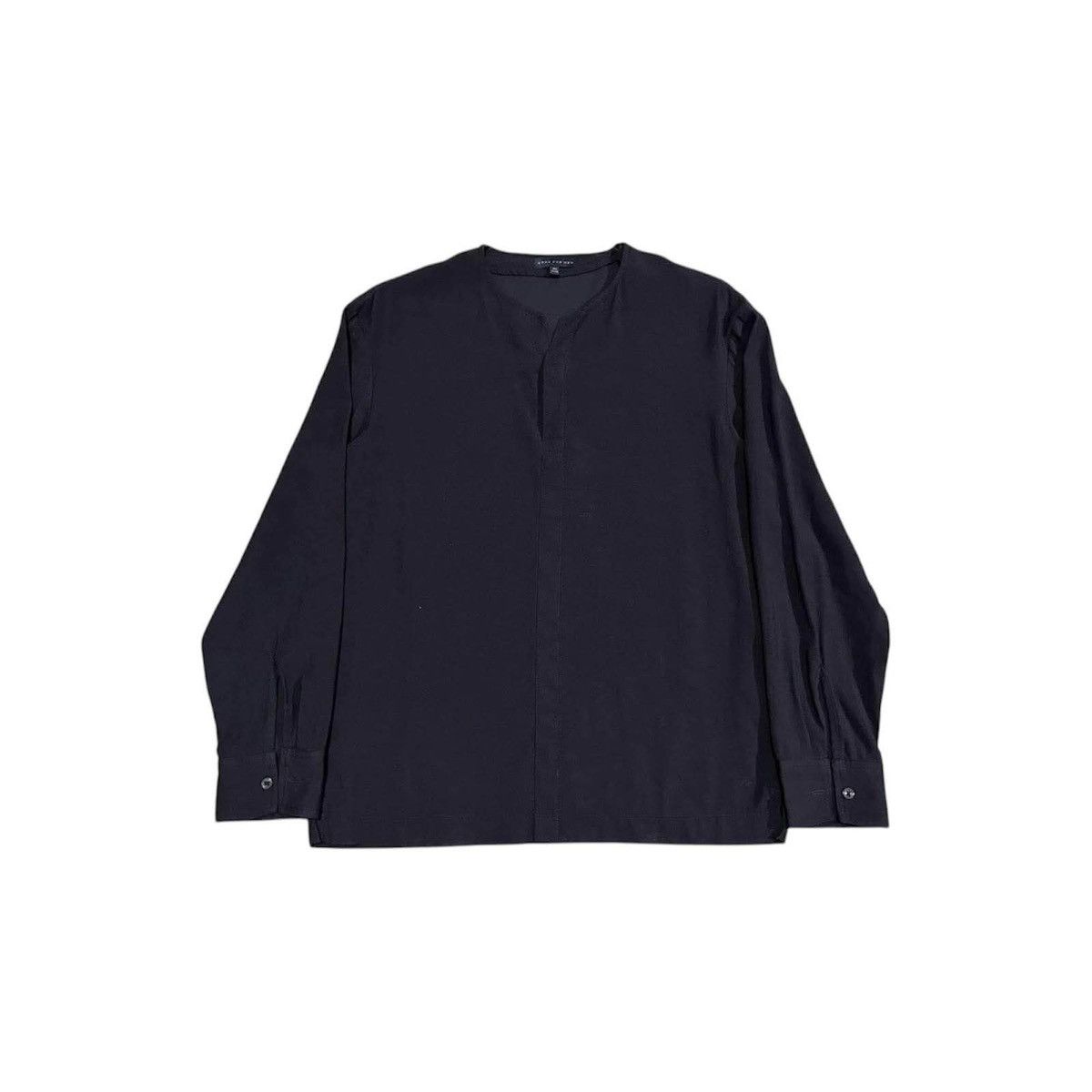 Designer × Japanese Brand 🔥Y2K Vintage Spao For Men Chinese Collar Long Sleeve Shirt Size US L / EU 52-54 / 3 - 1 Thumbnail