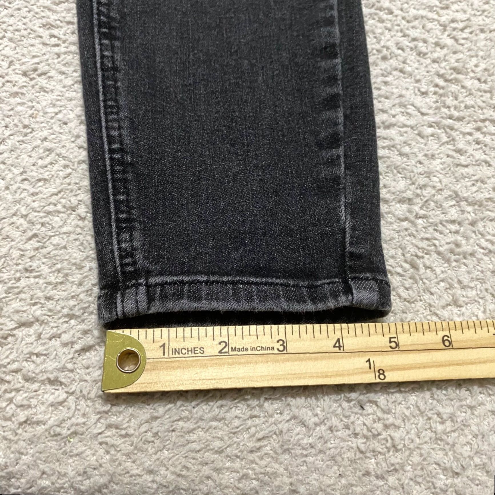 Vintage Judy Blue Jeans Womens 31 Black Denim Skinny High Rise 5-Pocket Classic Modern Skinny Style Mens? Womens? Size 24" / US 00 / IT 34 - 2 Thumbnail