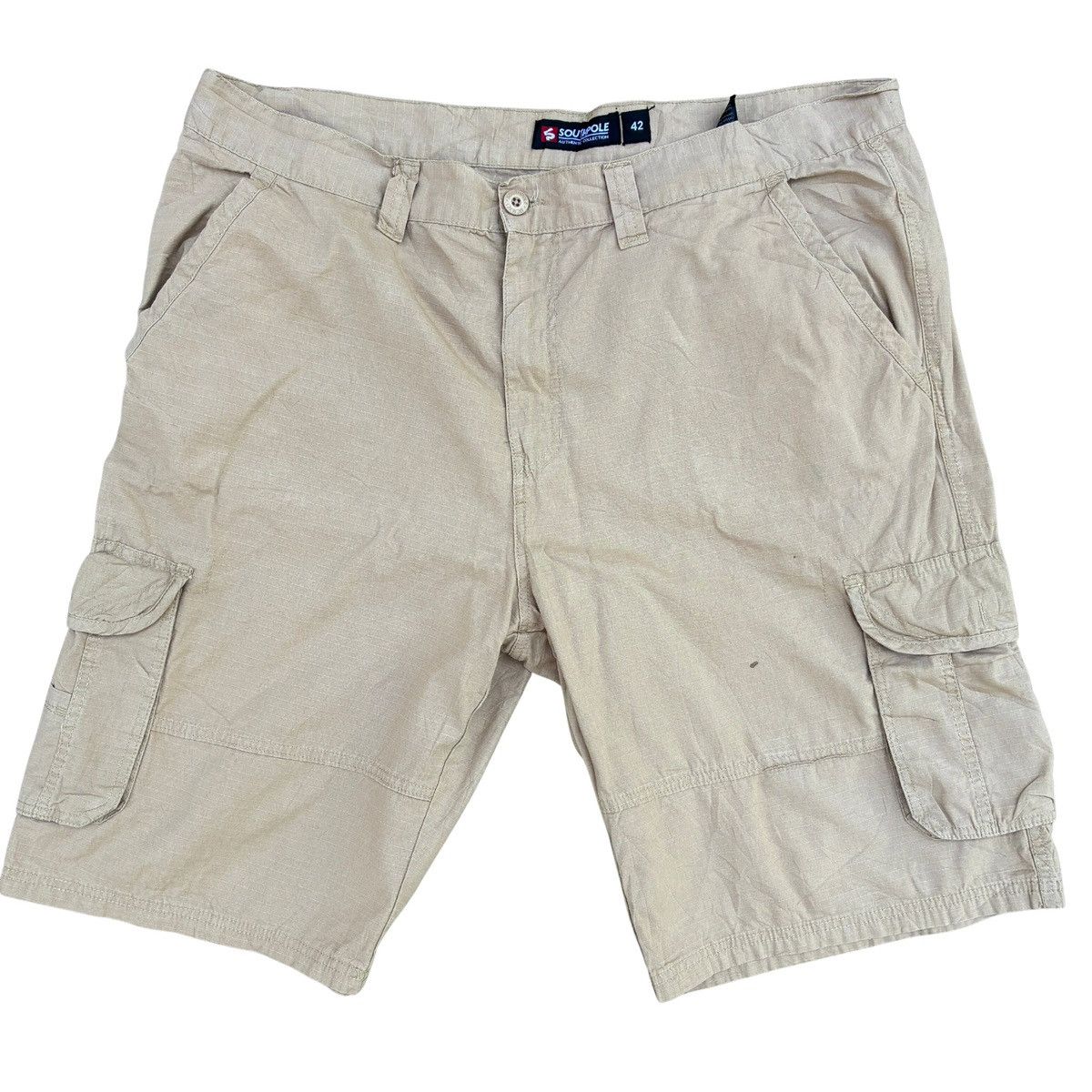 Southpole Southpole Cargo Khaki Rip Stop Shorts Size US 42 / EU 58 - 1 Thumbnail