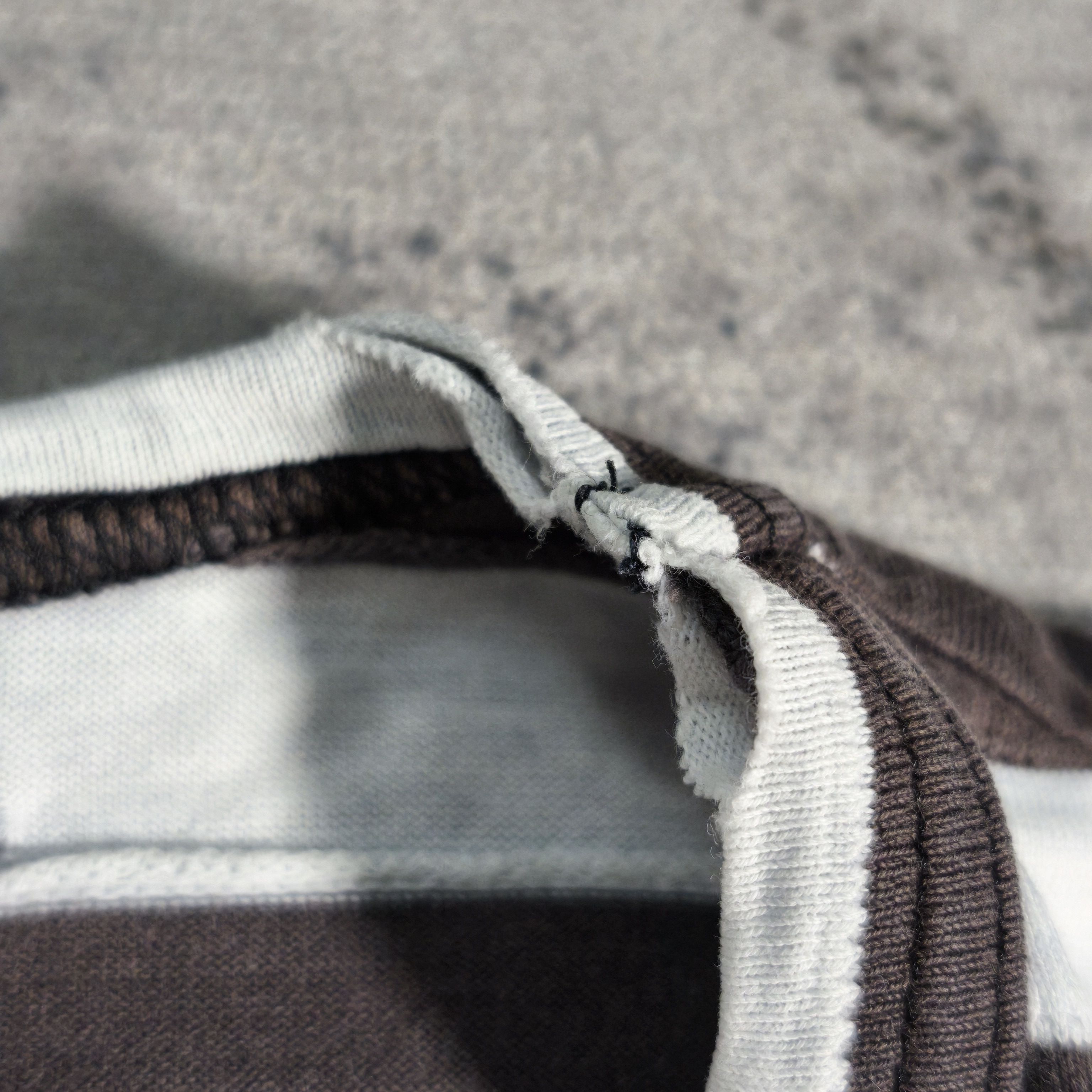 Y's for Men × Yohji Yamamoto Vintage Y's for men Yohji Yamamoto striped stitching Tshirt Size US L / EU 52-54 / 3 - 4 Thumbnail