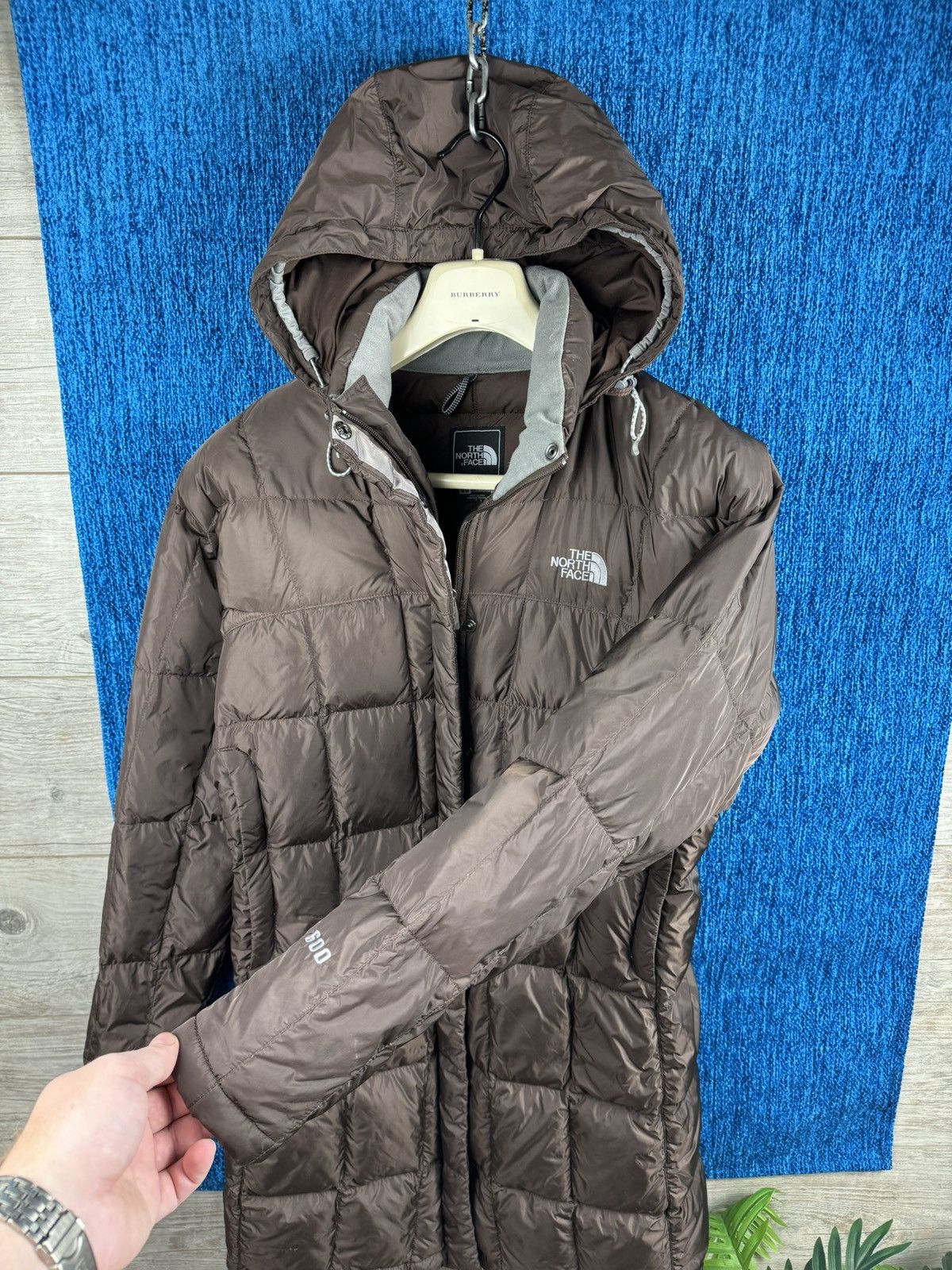 The North Face × Vintage The North Face Down Jacket Puffer Women’s Y2K Drill style Size M / US 6-8 / IT 42-44 - 18 Thumbnail