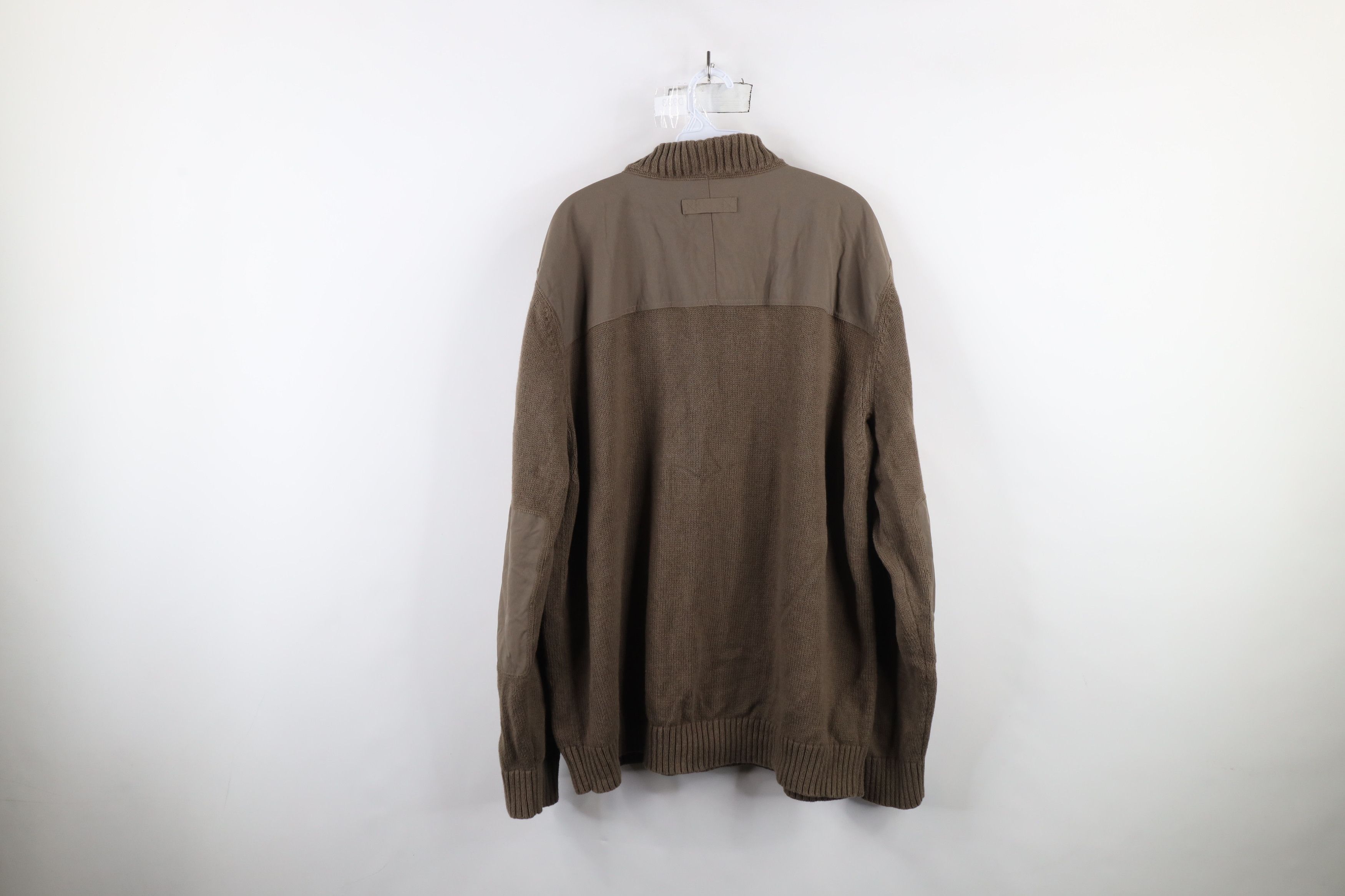 Duluth Trading Company × Vintage Duluth Trading Co Brigadier Mock Neck Half Zip Sweater Bark Size US XXL / EU 58 / 5 - 9 Thumbnail