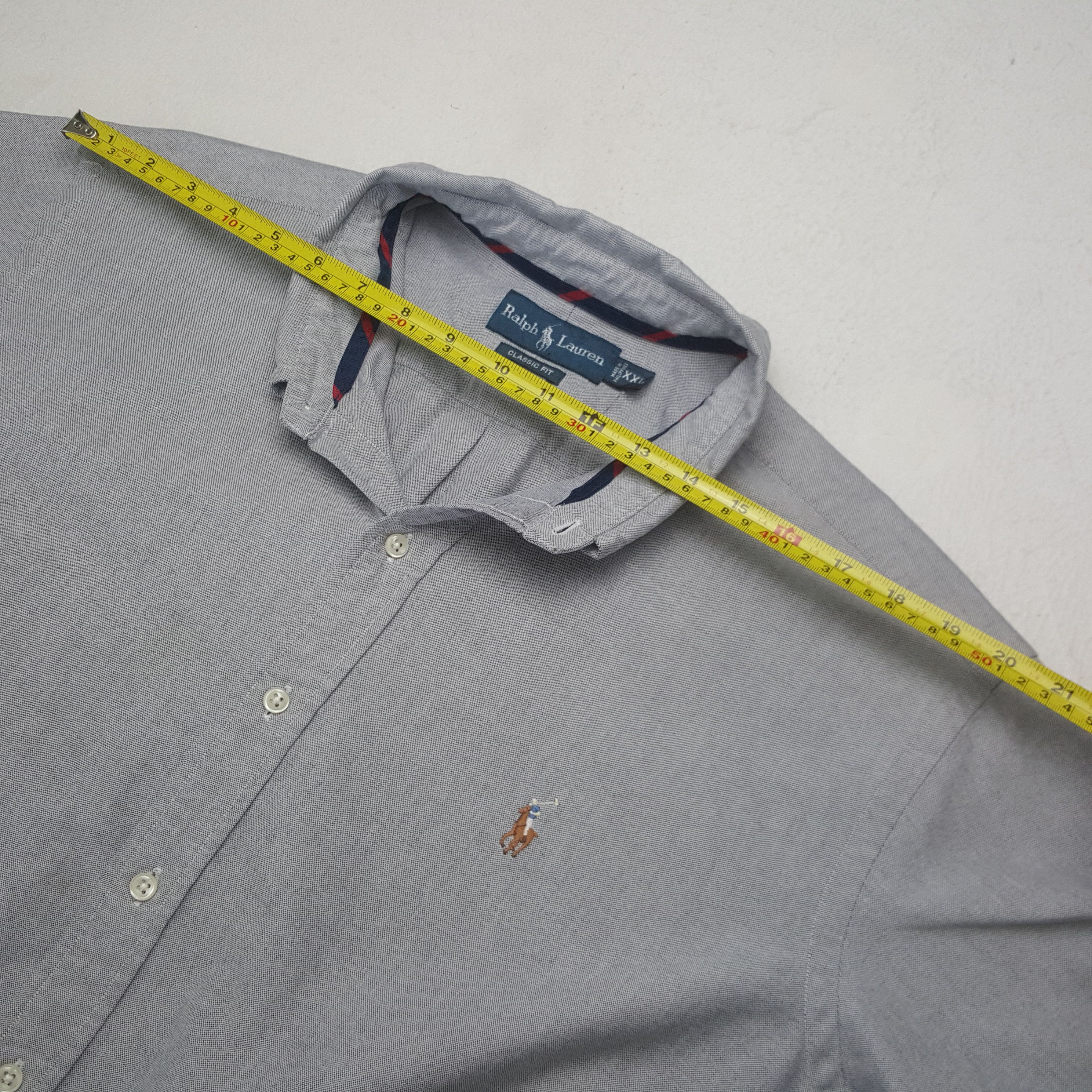 Ralph Lauren Vintage Ralph Lauren American Brand Denim Shirt RR7 Size US XXL / EU 58 / 5 - 5 Thumbnail