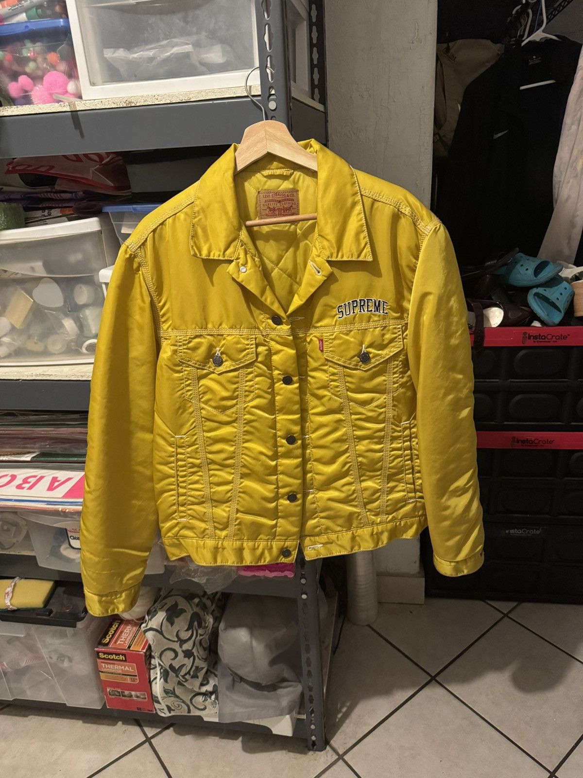 Supreme Levi's Nylon Trucker Jacket (FW19) - $264