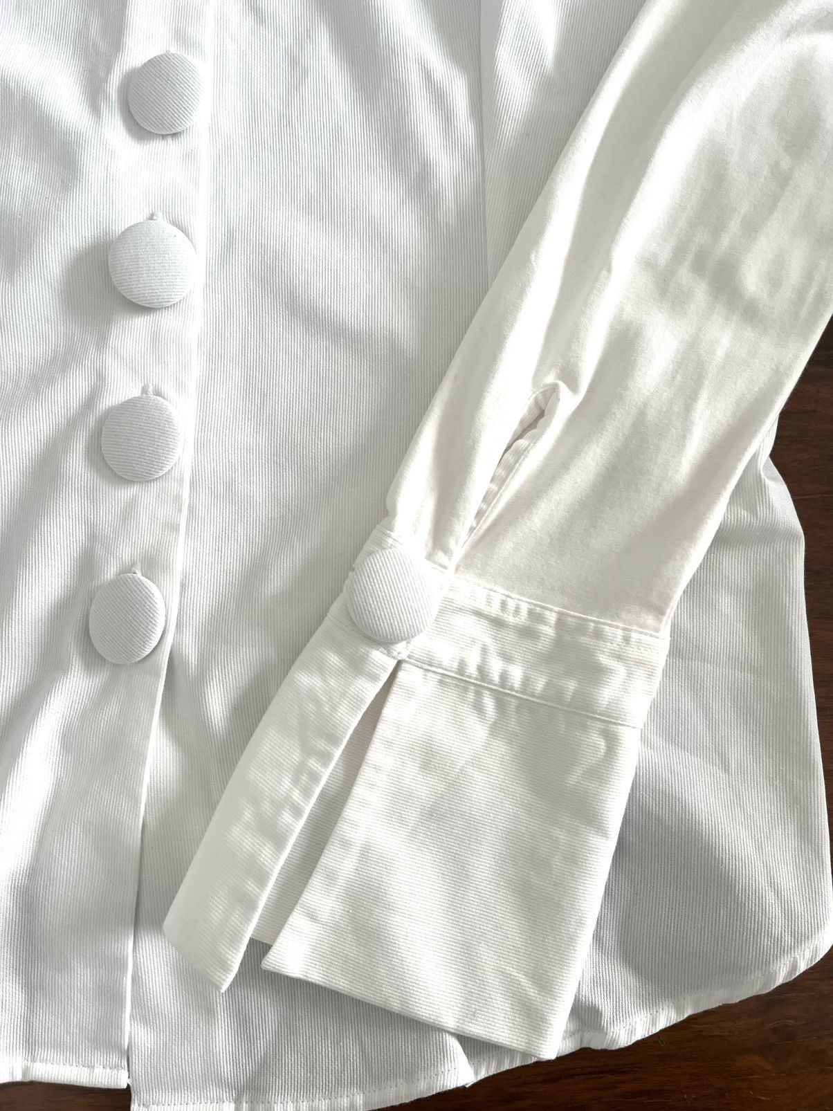 ANNE FONTAINE Anne Fontaine Collared Long Sleeve Size M / US 6-8 / IT 42-44 - 6 Thumbnail