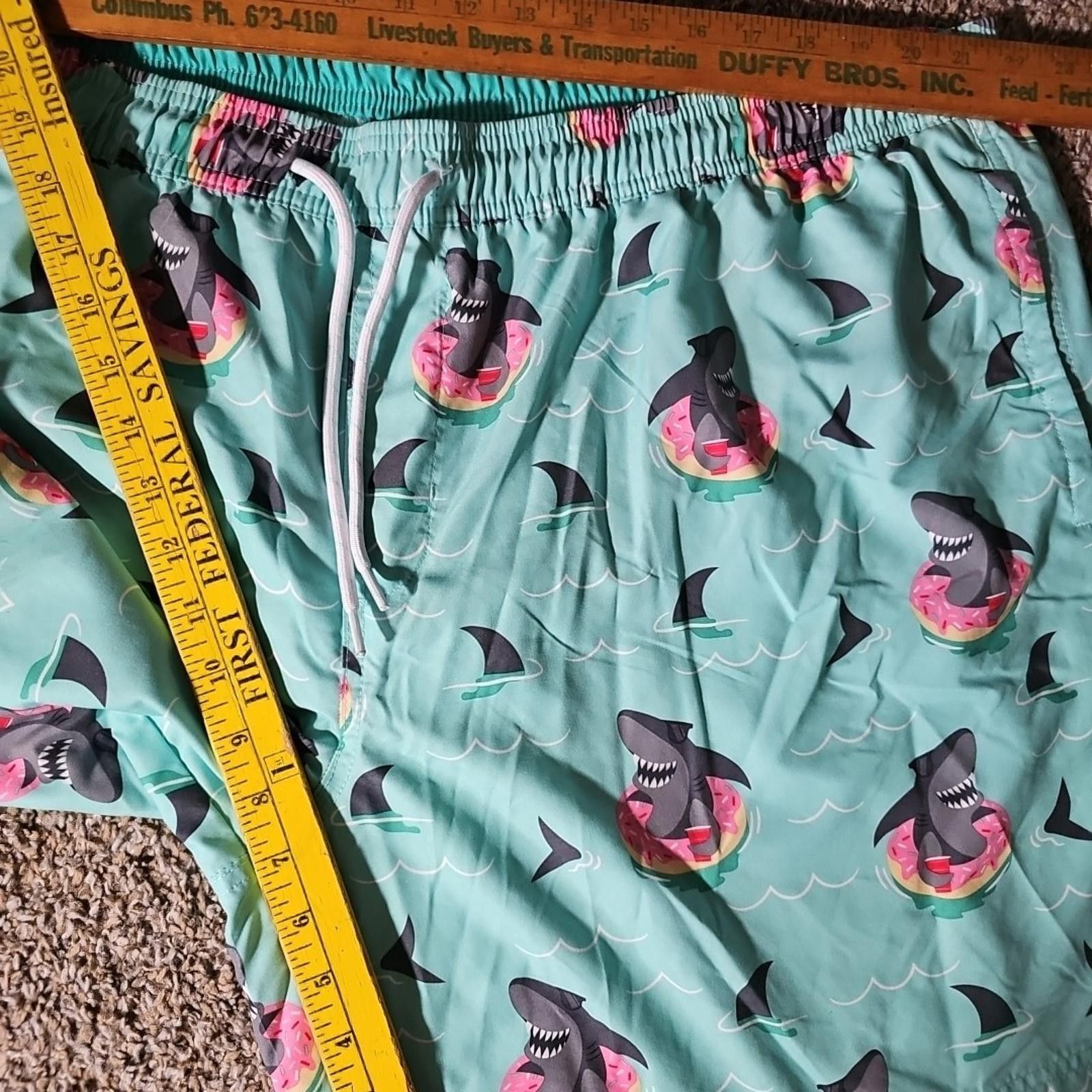 Other No Boundaries 3XL Sharks Donuts Swim Trunks Size US 44 / EU 60 - 4 Thumbnail