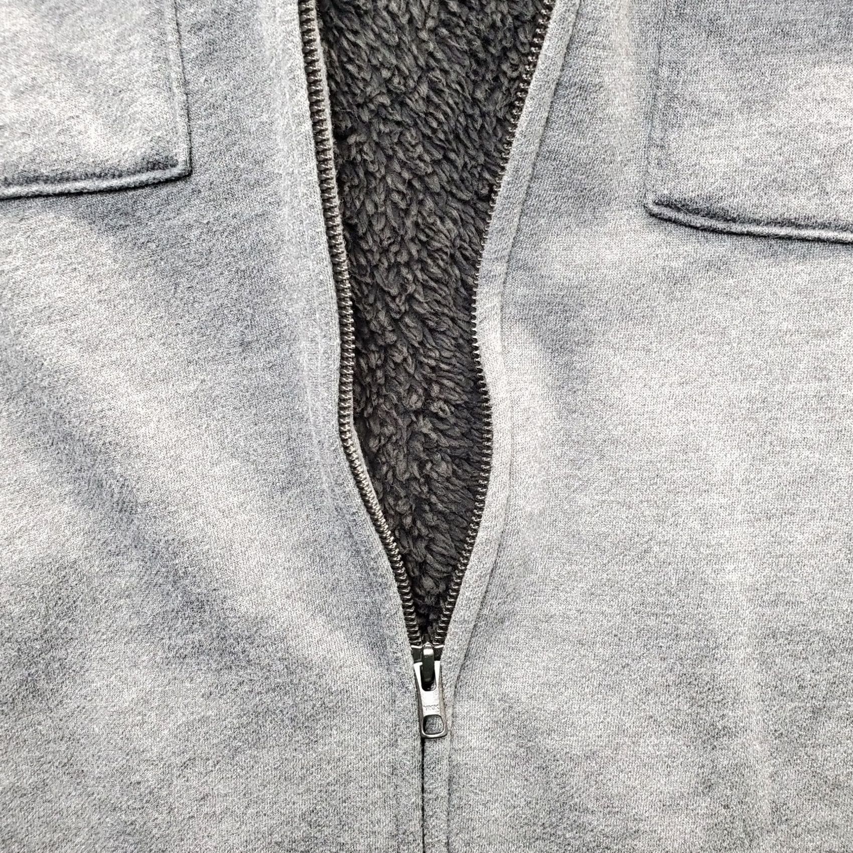 Vintage Urban Pipeline Hooded Jacket Womens Size L Gray Sherpa Lined Cozy Warm Zip Up EUC Size L / US 10 / IT 46 - 7 Thumbnail