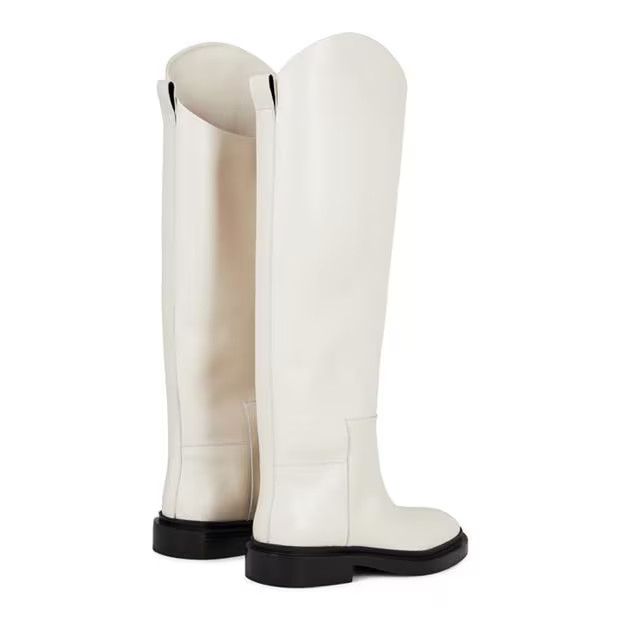 Jil Sander o1g2r1mq1024 Heel Ankle Boots in Natural Size US 9 / IT 39 - 4 Thumbnail