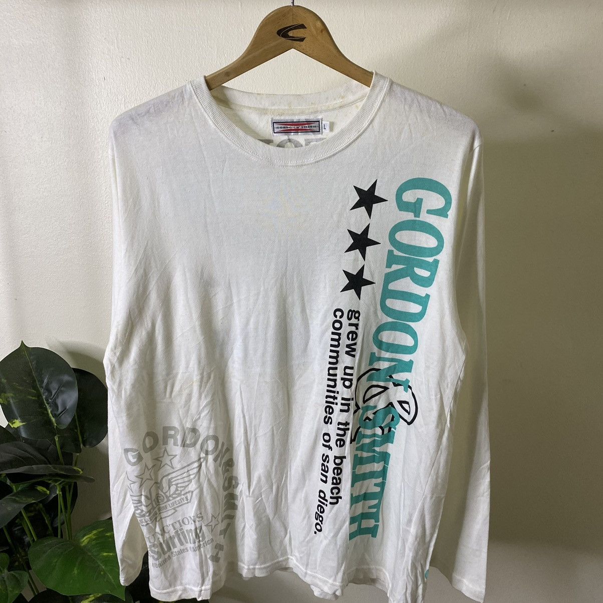 Vintage Y2K Gordon & Smith Surf LS T Shirt Size US L / EU 52-54 / 3 - 6 Thumbnail