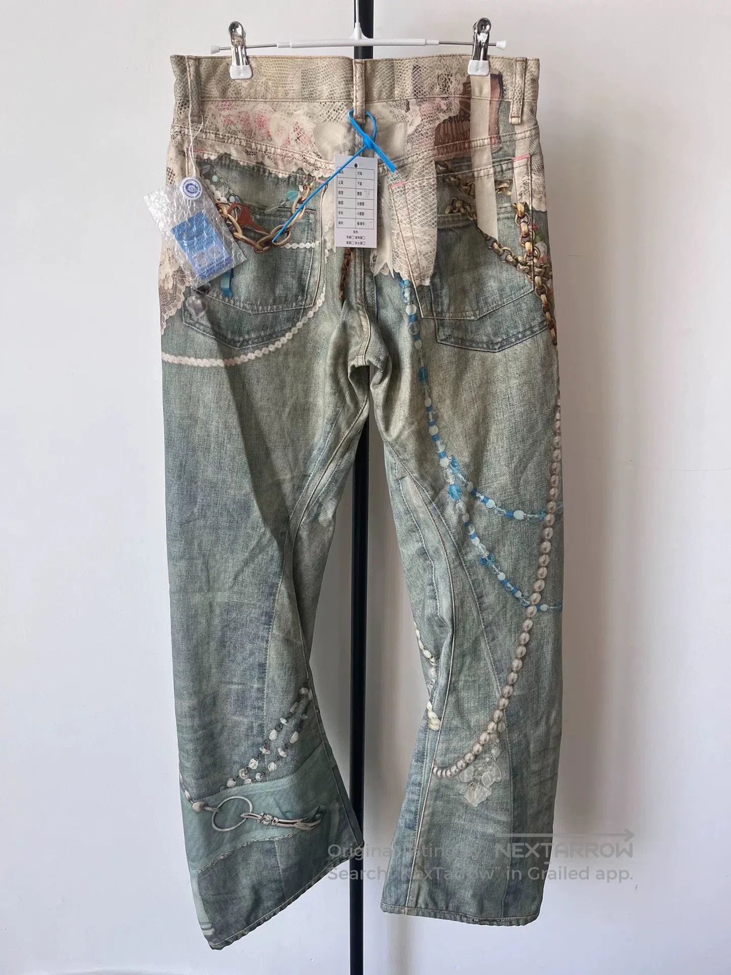 Acne Studios acne studios 3d printed loose fit jeans. Size US 44 / EU 60 - 2 Thumbnail