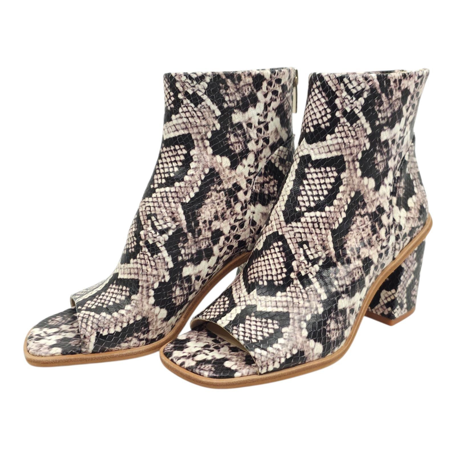 Vince Camuto Vince Camuto Bebinder Peep Toe Ankle Boot Womens 5.5 Snake Size US 5.5 / IT 35.5 - 1 Thumbnail