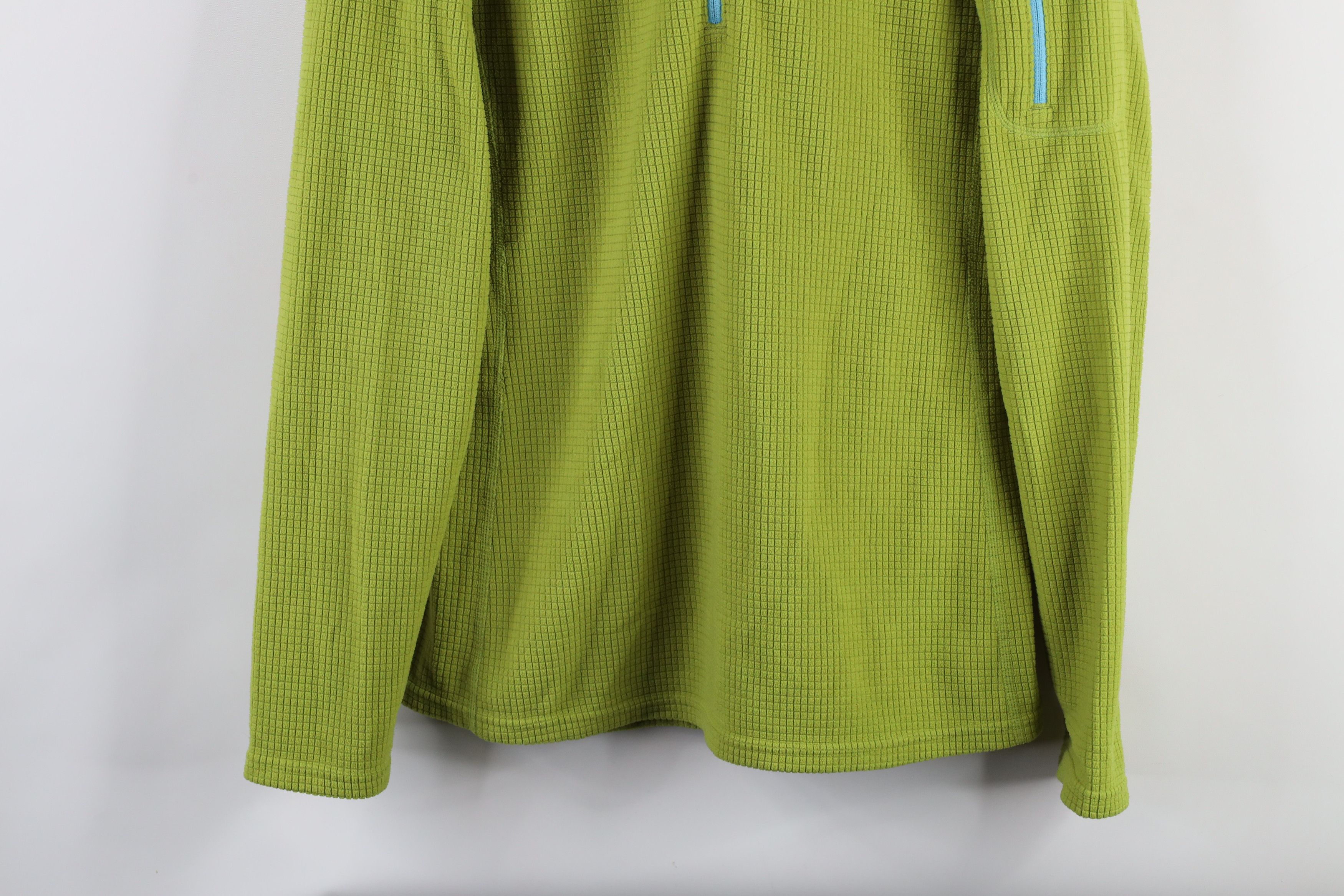 Orvis × Vintage Orvis Trout Bum Fleece Half Zip Pullover Sweater Lime Green Size US M / EU 48-50 / 2 - 3 Thumbnail