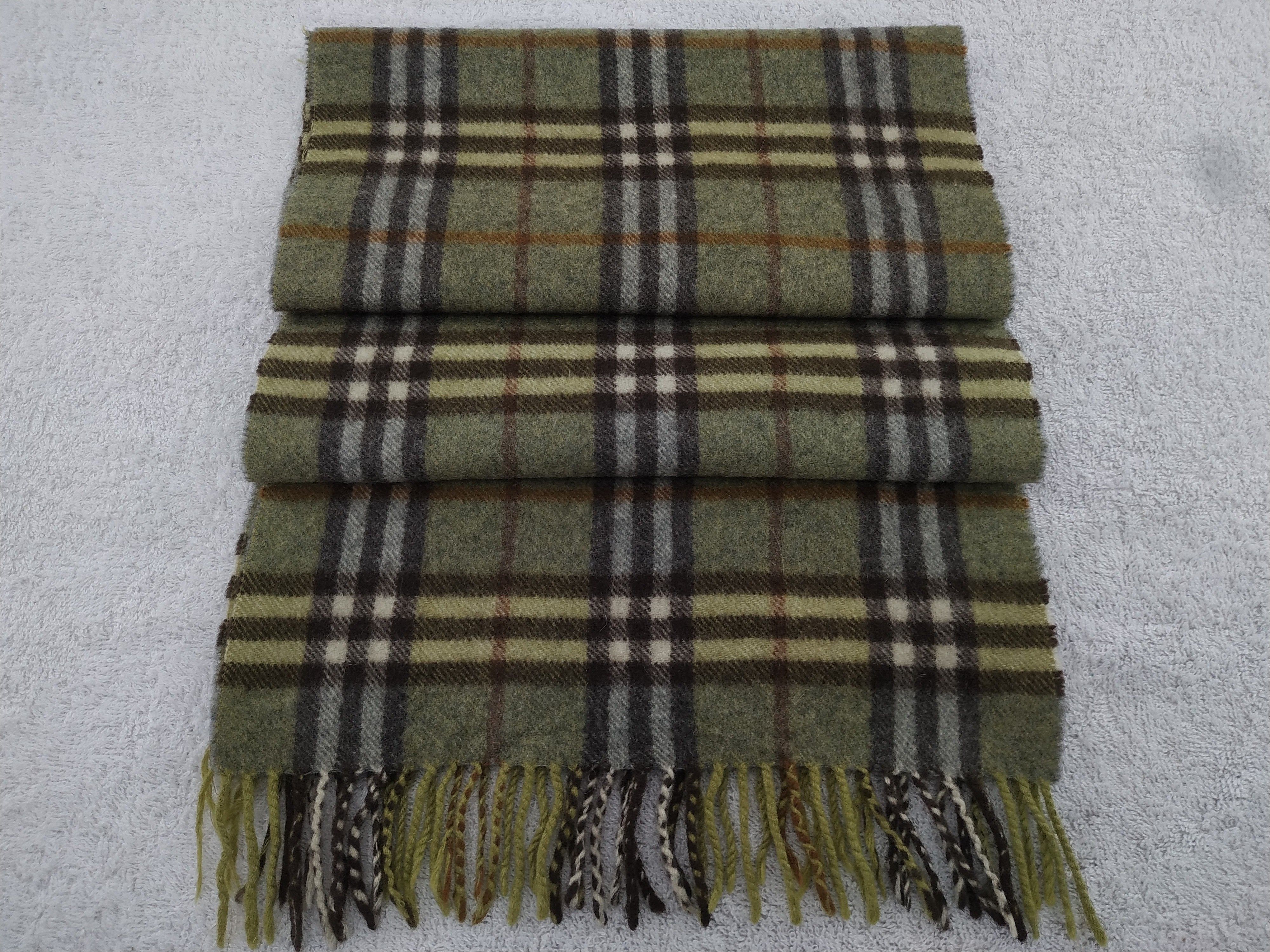 Burberry × Vintage Burberry Scarf / Muffler / Neckwear - WW566 Size ONE SIZE - 5 Thumbnail