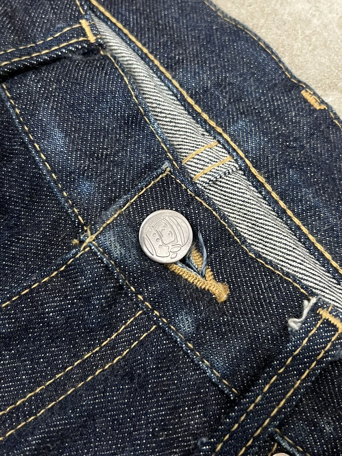 Billionaire Boys Club OG BBC Running Dog/Astronauts Selvedge Raw Denim Jeans Size US 34 / EU 50 - 5 Thumbnail