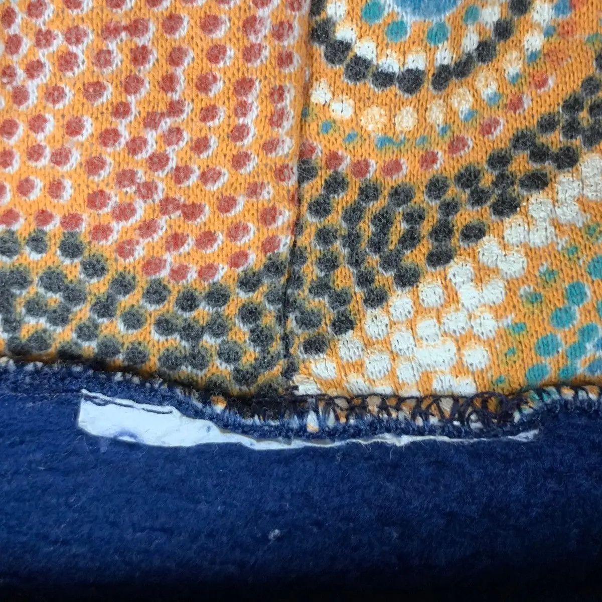 Vintage Vintage 90’ ABORIGINAL ART GRAPHIC Boro Distress Hoodie Size XL / US 12-14 / IT 48-50 - 4 Thumbnail